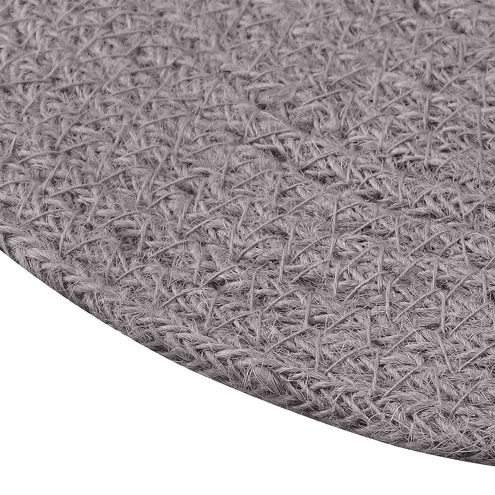 Sottobicchieri in juta 6 pz Grigio 100% Juta Tossa