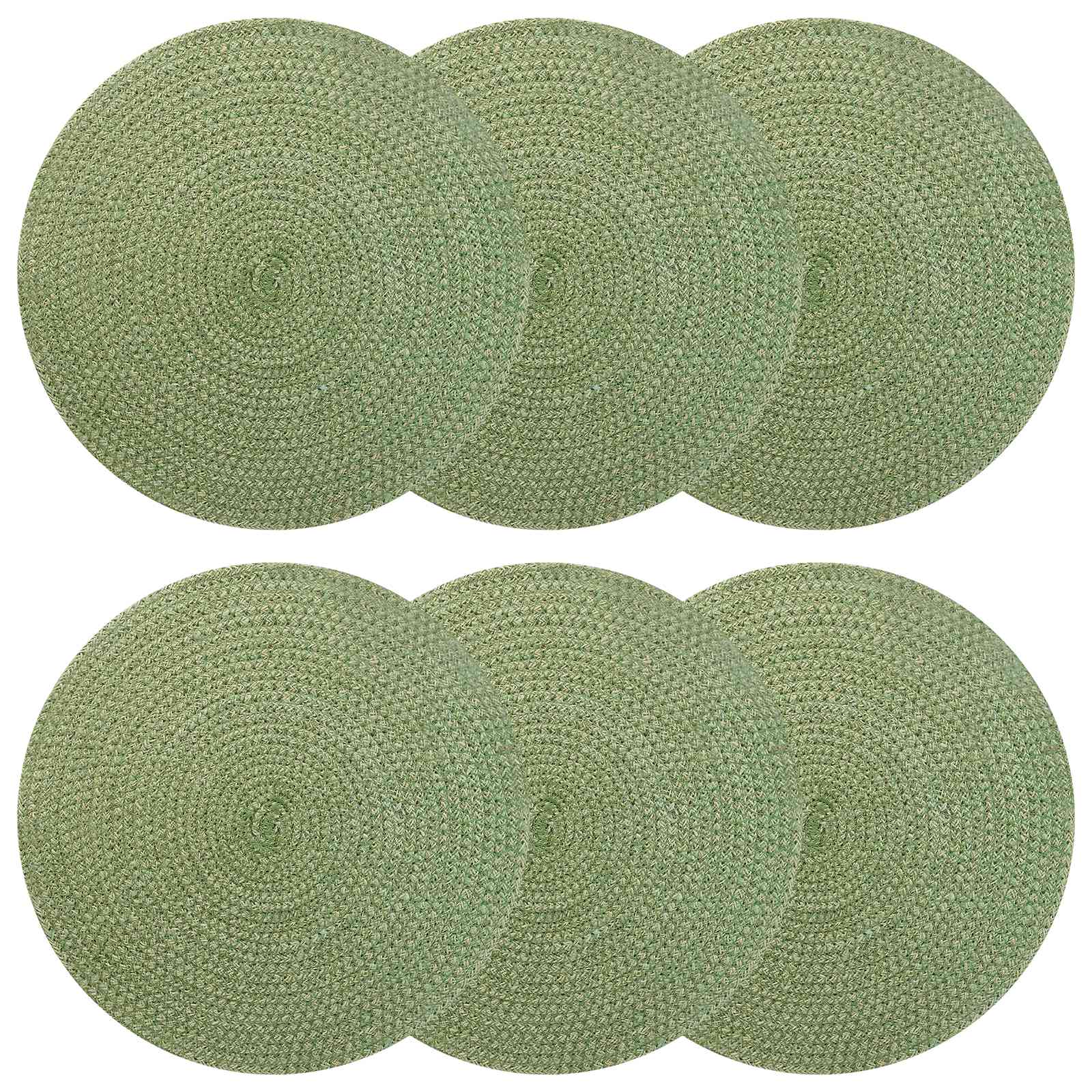 Sottobicchieri in juta 6 pz Verde oliva 100% Juta Tossa