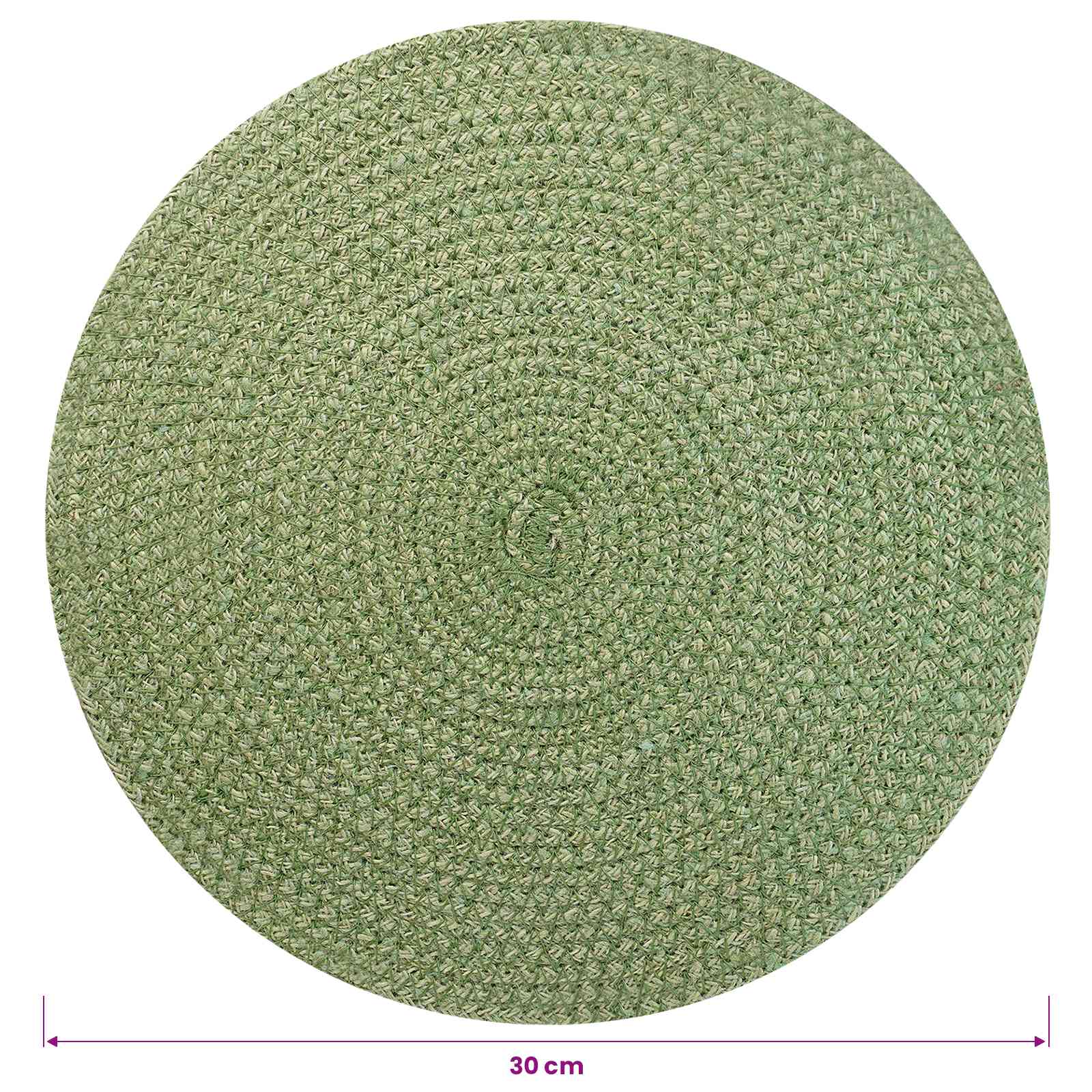 Sottobicchieri in juta 6 pz Verde oliva 100% Juta Tossa