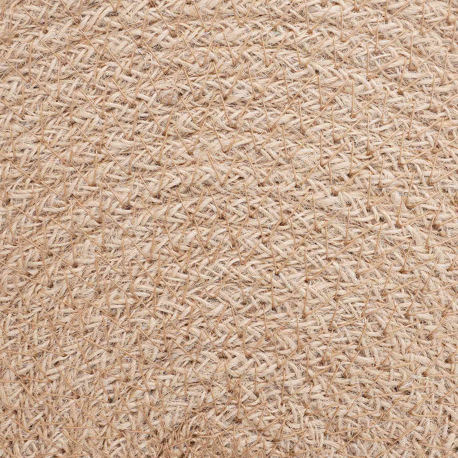 Sottobicchieri in juta 6 pz Naturale e Nero 100% Juta Tossa