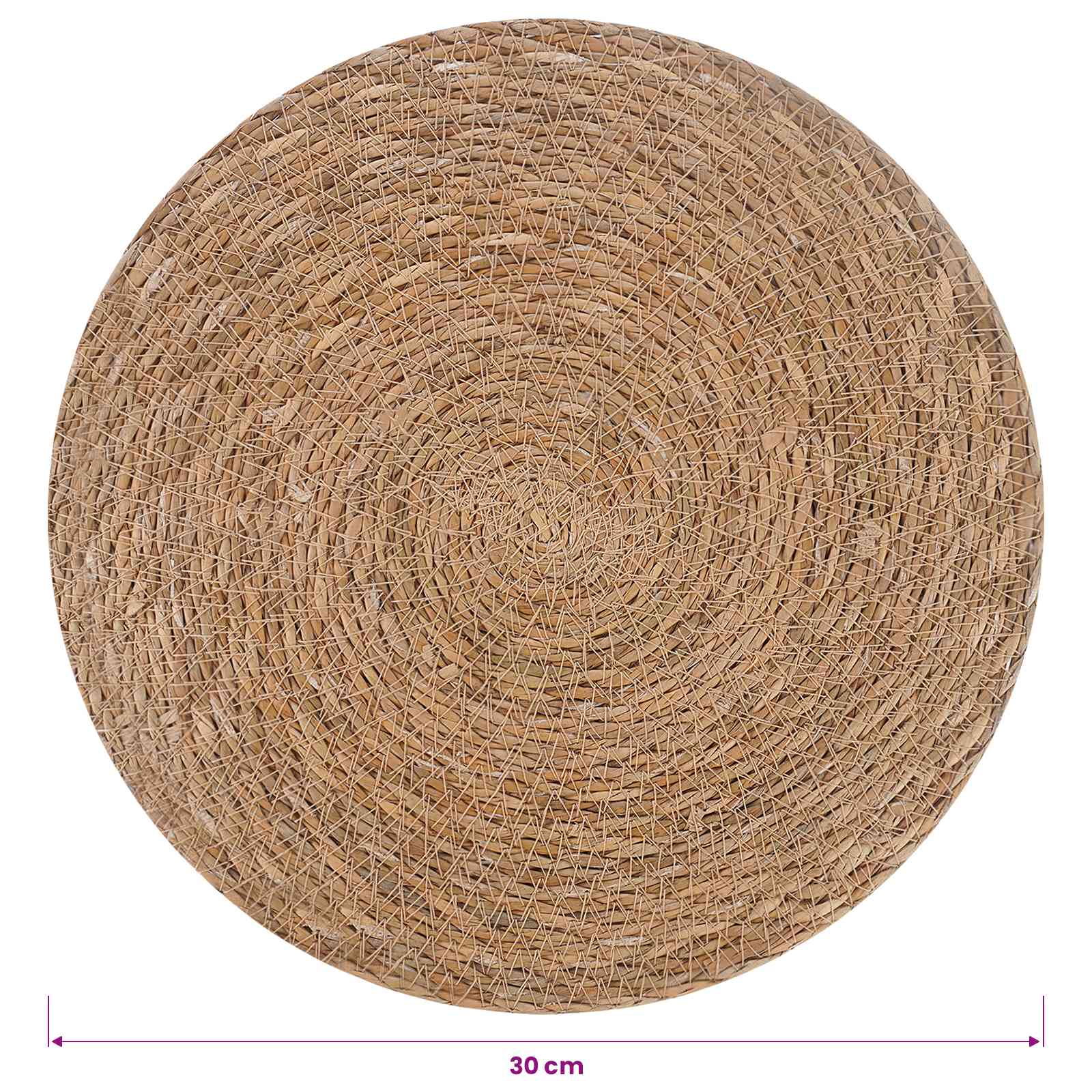 Tovagliette in erba di mare 6 pz Naturale 100% Erba marina
