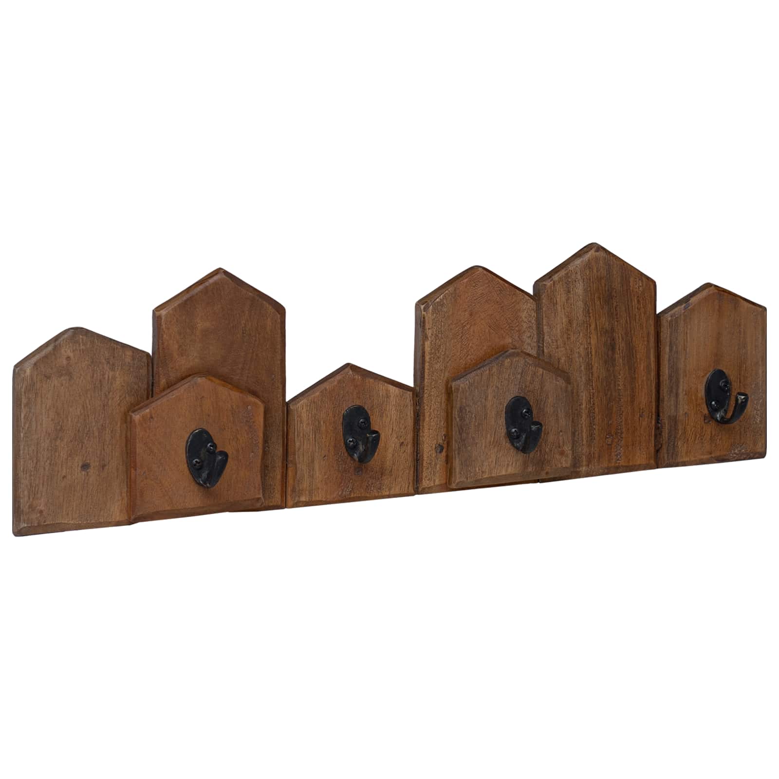 Gruccia Marrone 48 x 8 x 15 cm Legno di Mogano Massello