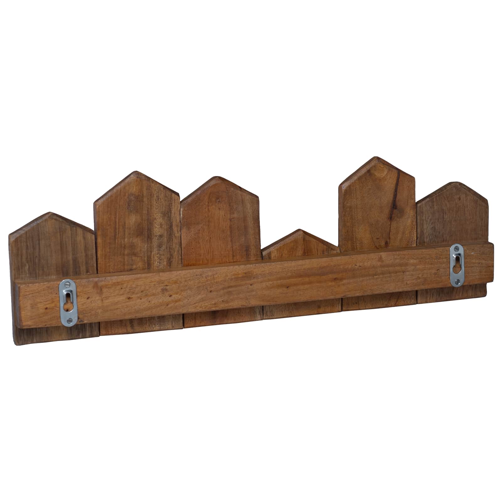 Gruccia Marrone 48 x 8 x 15 cm Legno di Mogano Massello