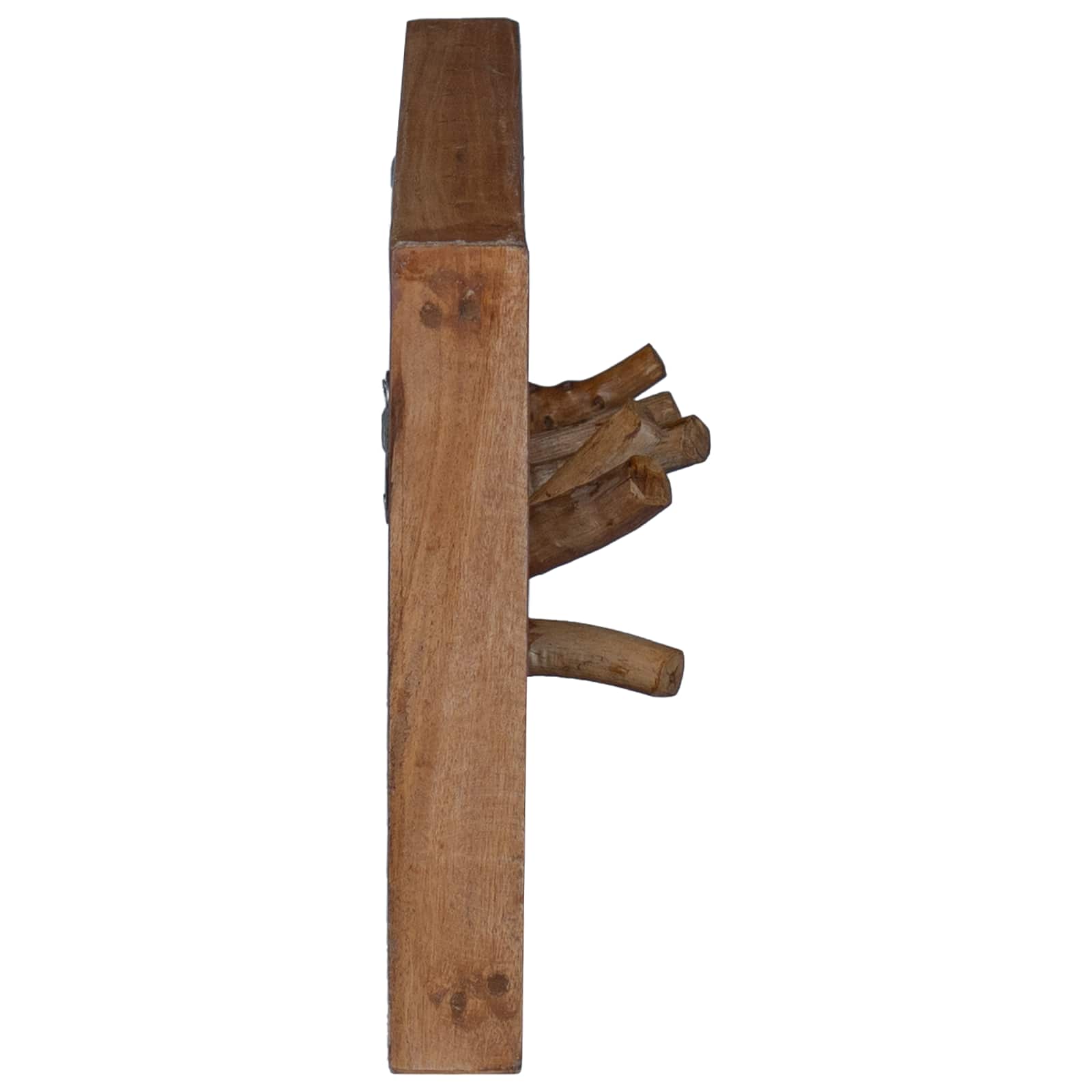 Gancio per Cappotti Naturale 50 x 10 x 25 cm