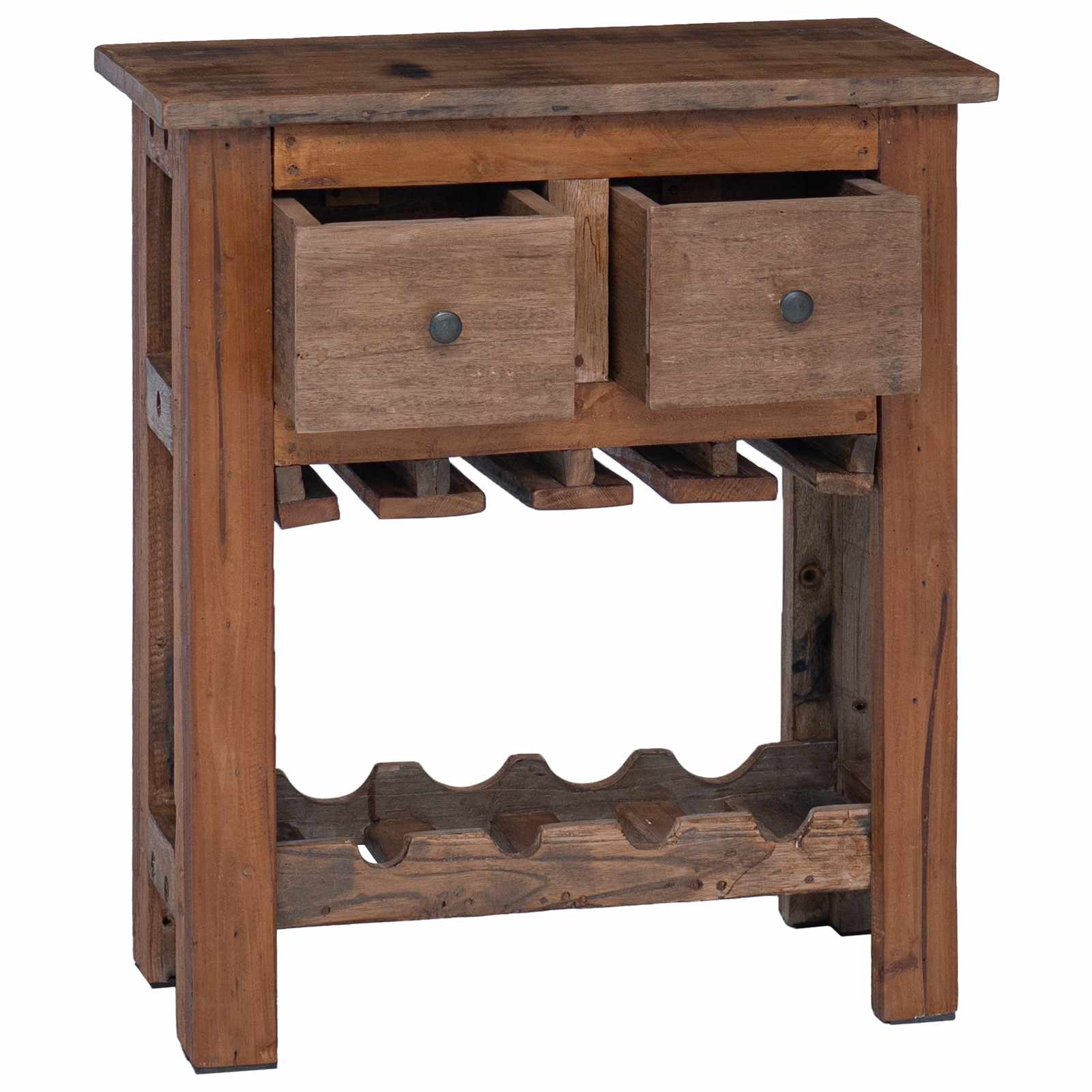 Armadietto Marrone 60 x 30 x 70 cm Legno Recuperato Massello
