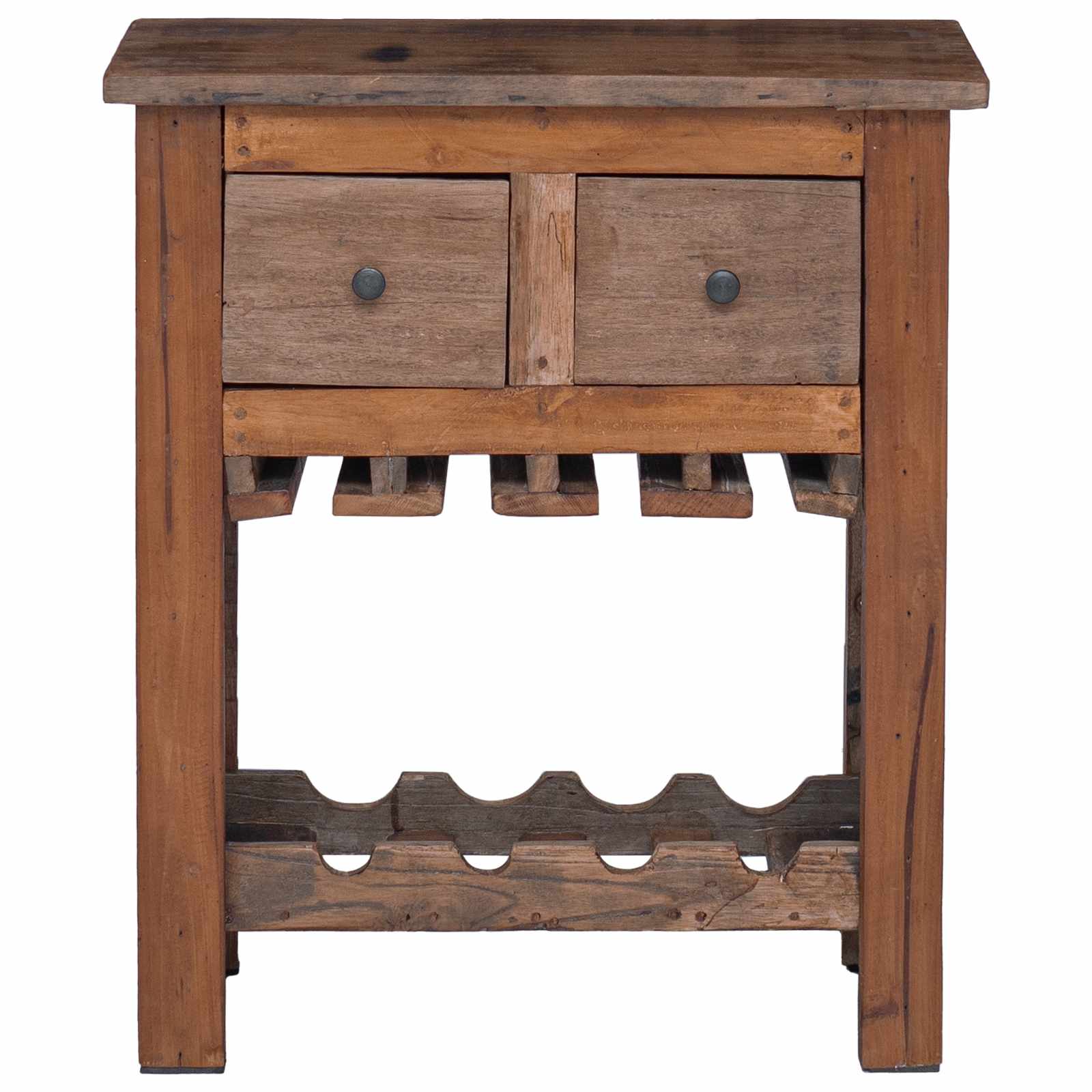 Armadietto Marrone 60 x 30 x 70 cm Legno Recuperato Massello