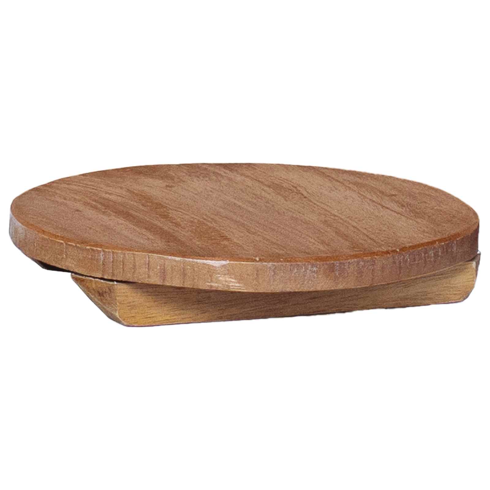 Sgabello per Piante 3 pz Naturale 29 x 29 x 3,5 cm