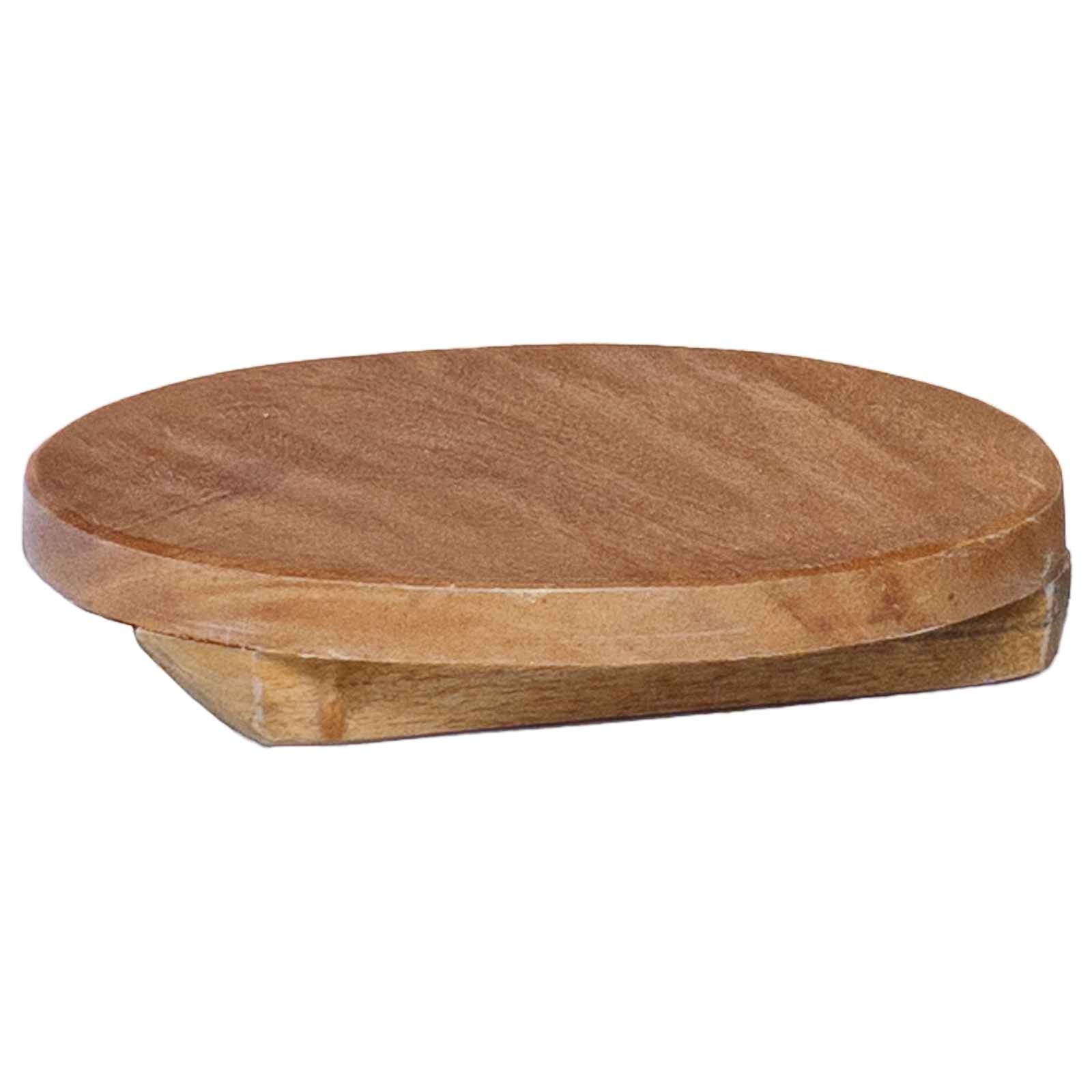 Sgabello per Piante 3 pz Naturale 29 x 29 x 3,5 cm