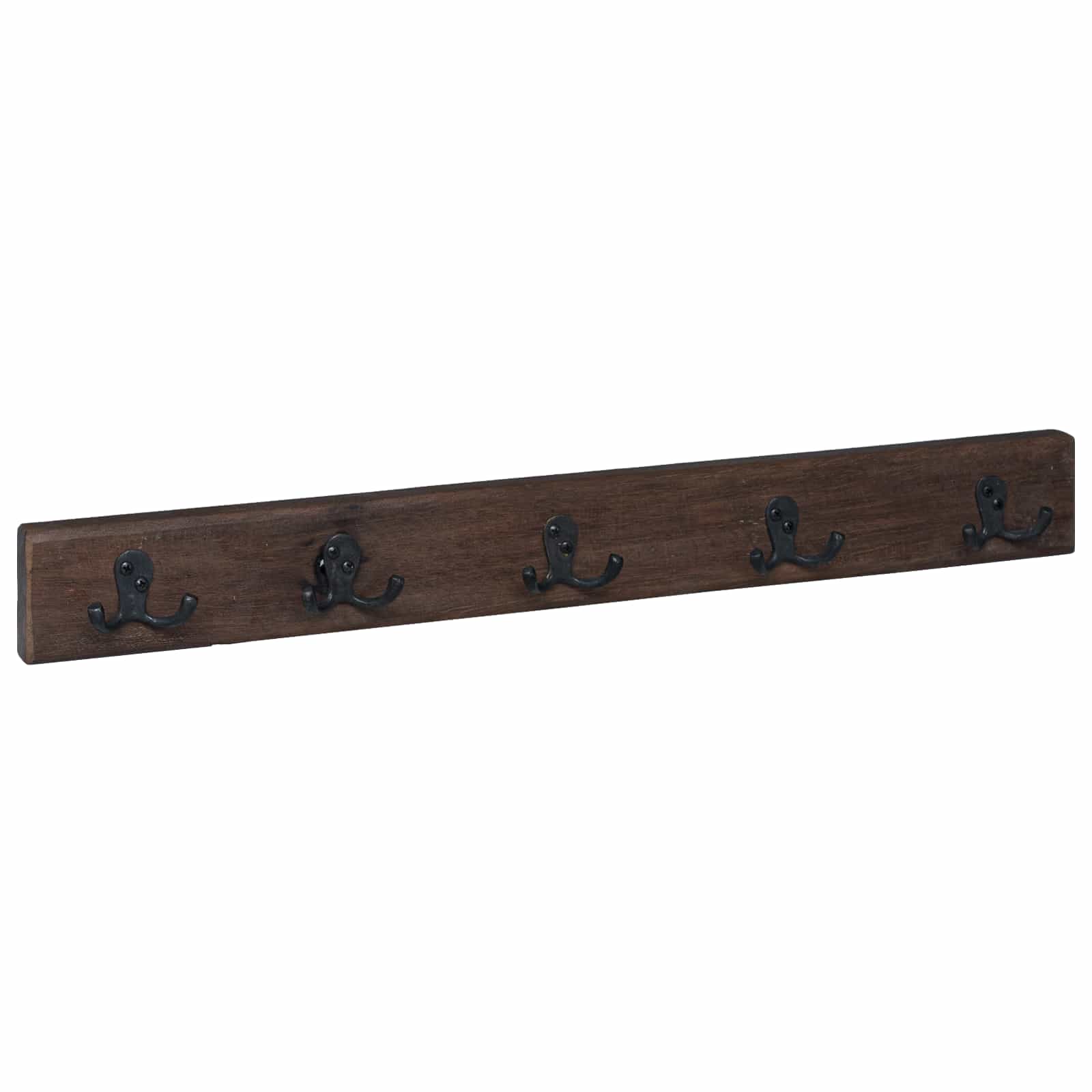 Gruccia Marrone 60 x 7 x 8 cm Legno Recuperato Massello