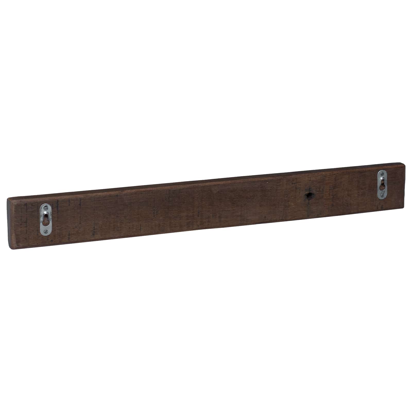 Gruccia Marrone 60 x 7 x 8 cm Legno Recuperato Massello