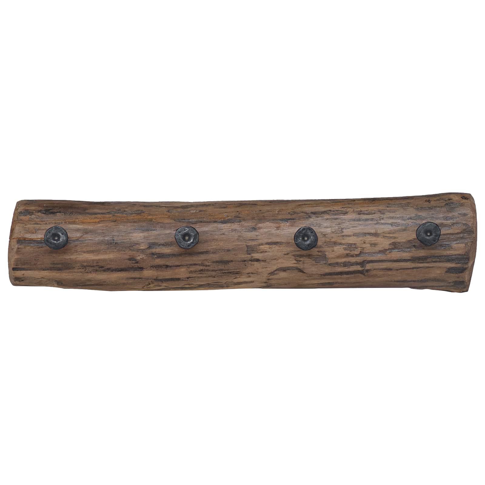 Gancio Marrone 50 x 8 x 12 cm Legno Recuperato Massello