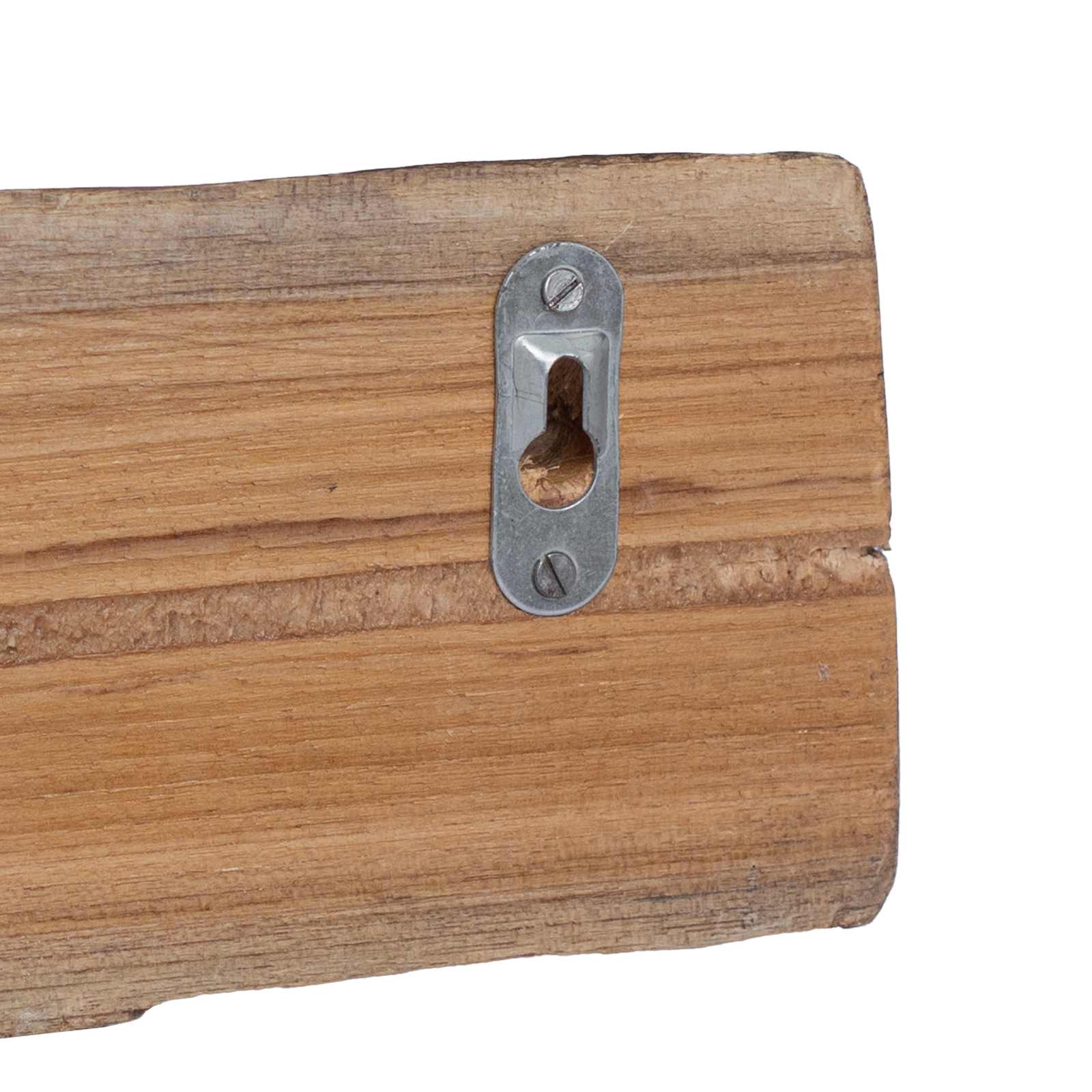 Gancio Marrone 50 x 8 x 12 cm Legno Recuperato Massello