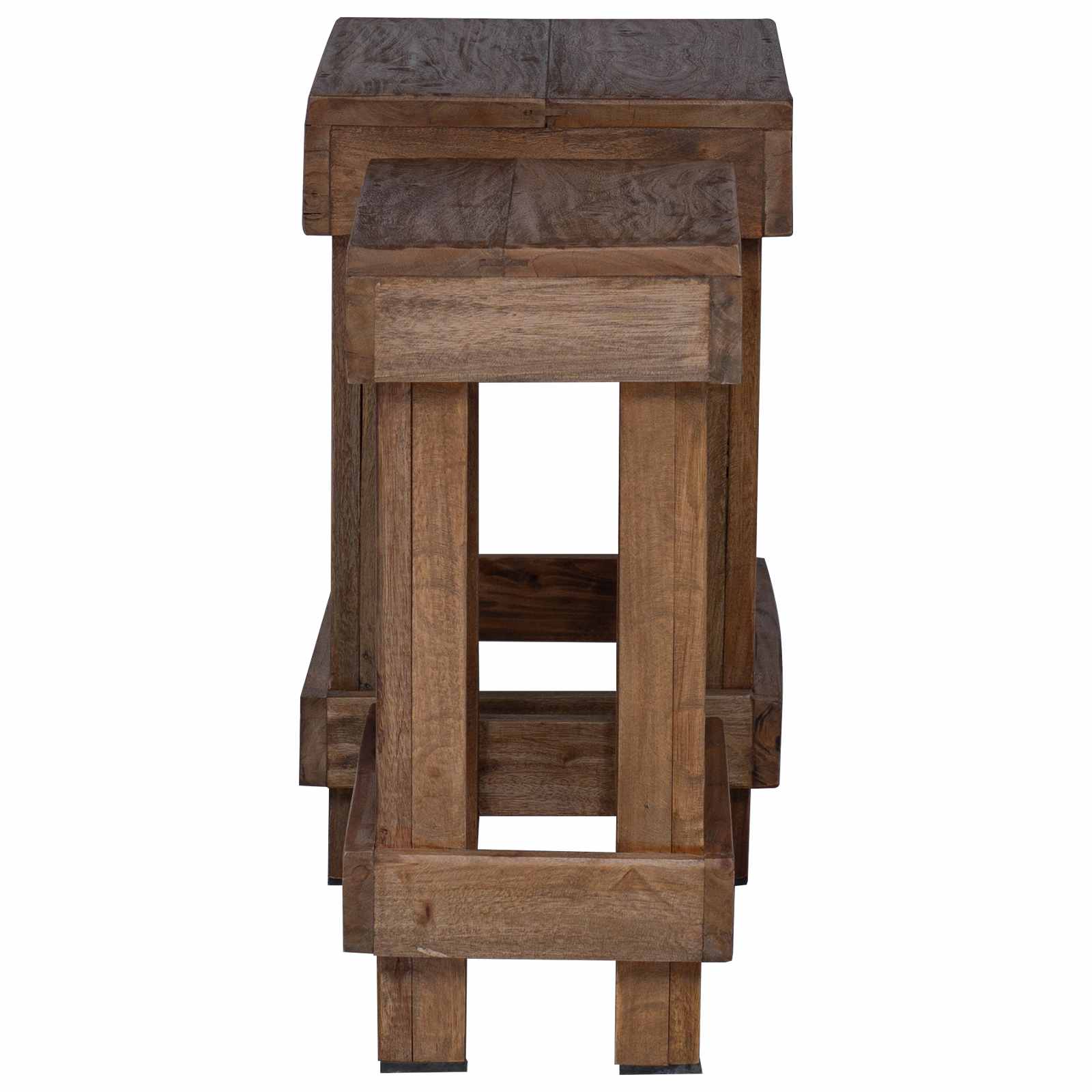 Supporto per piante 2 pz Marrone 70 x 11 x 27 cm