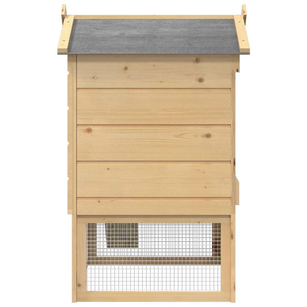 Pollaio Marrone 75 x 60 x 89 cm Legno Massello di Pino
