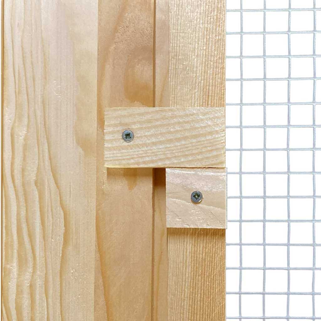 Pollaio Marrone 75 x 60 x 89 cm Legno Massello di Pino