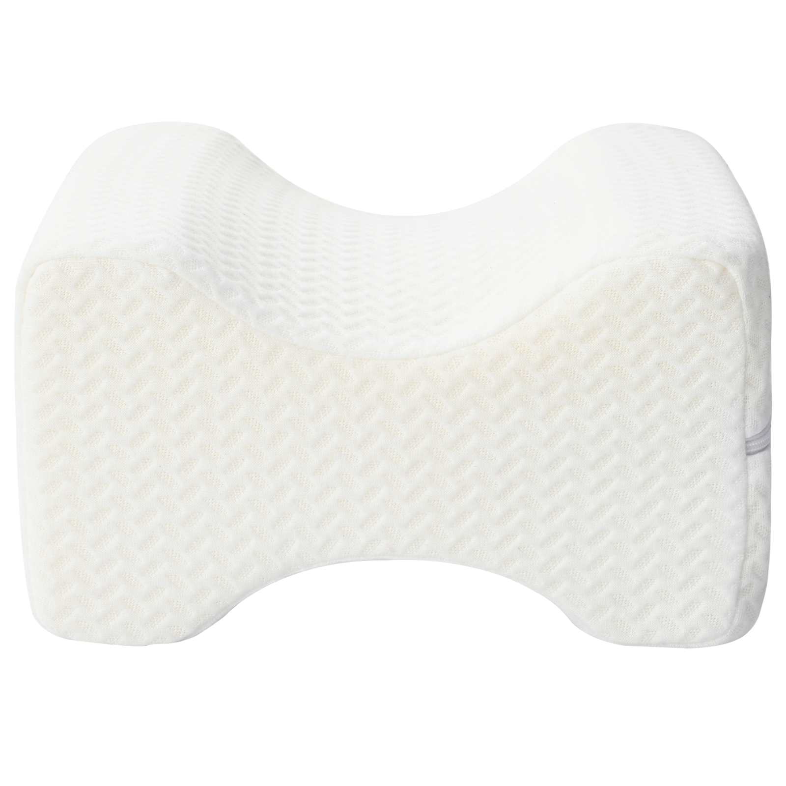 Knee Pillow Bianco Schiuma di memoria e poliestere