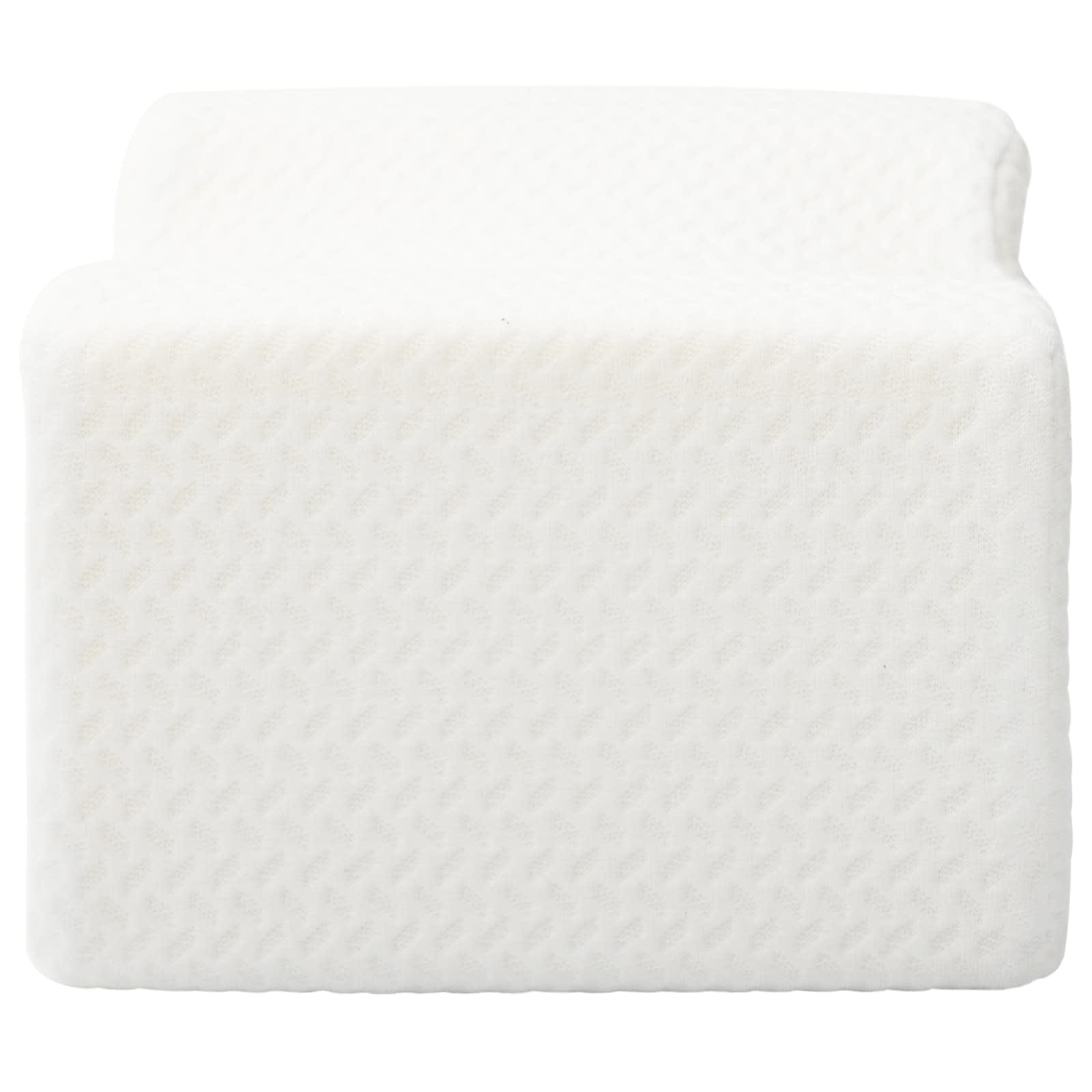 Knee Pillow Bianco Schiuma di memoria e poliestere
