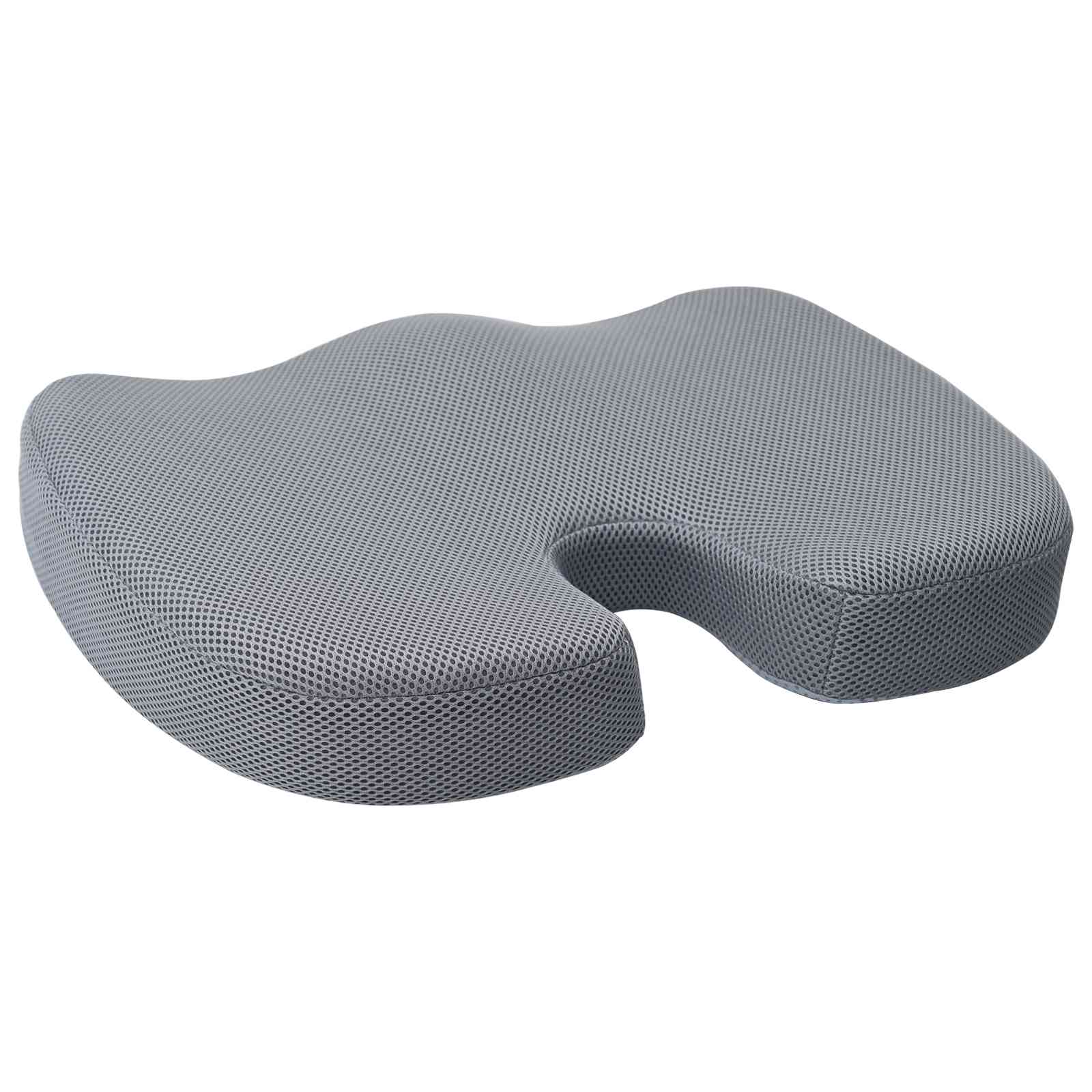 Cuscino per la seduta Schiuma Memory Grigio 47 x 37 x 8 cm