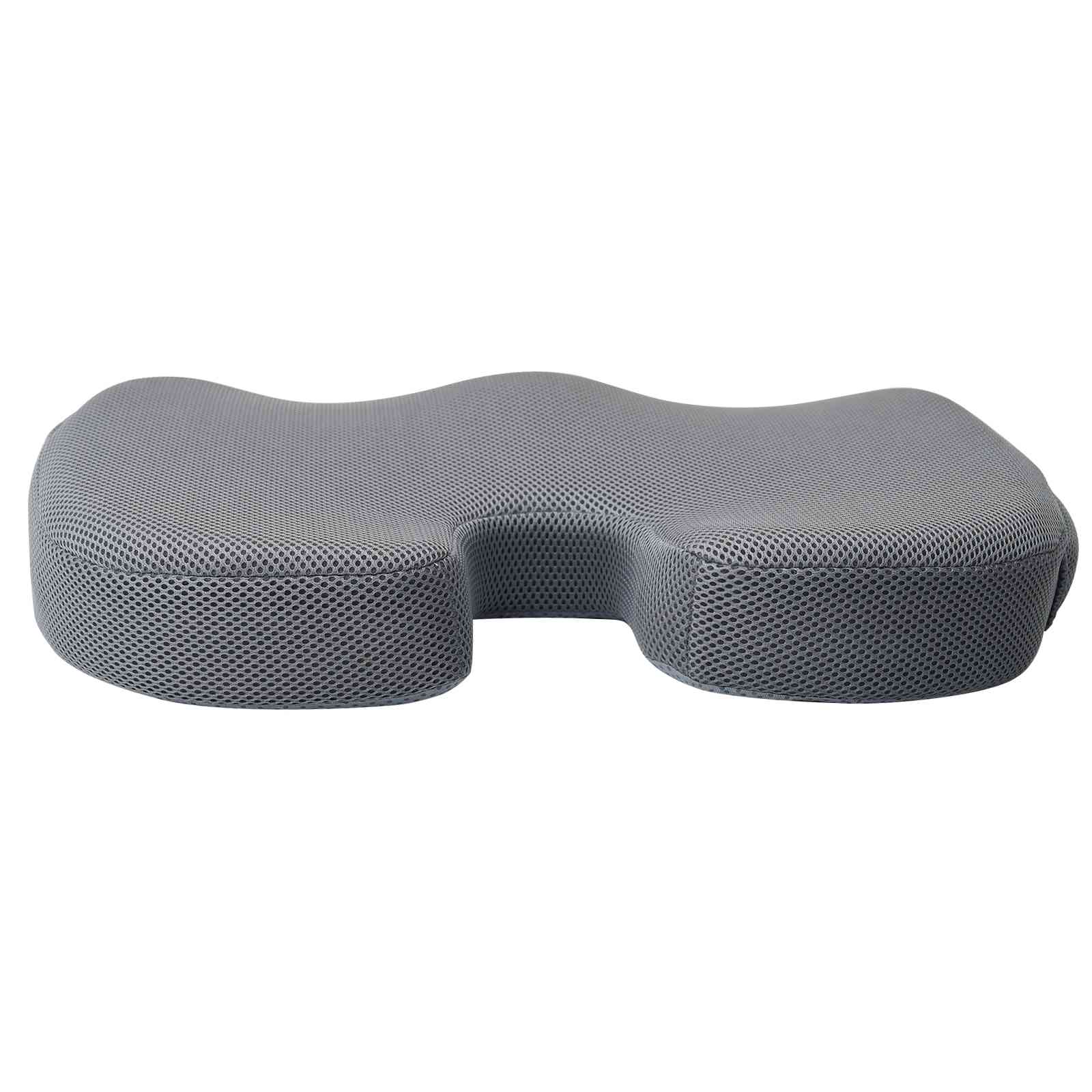 Cuscino per la seduta Schiuma Memory Grigio 47 x 37 x 8 cm