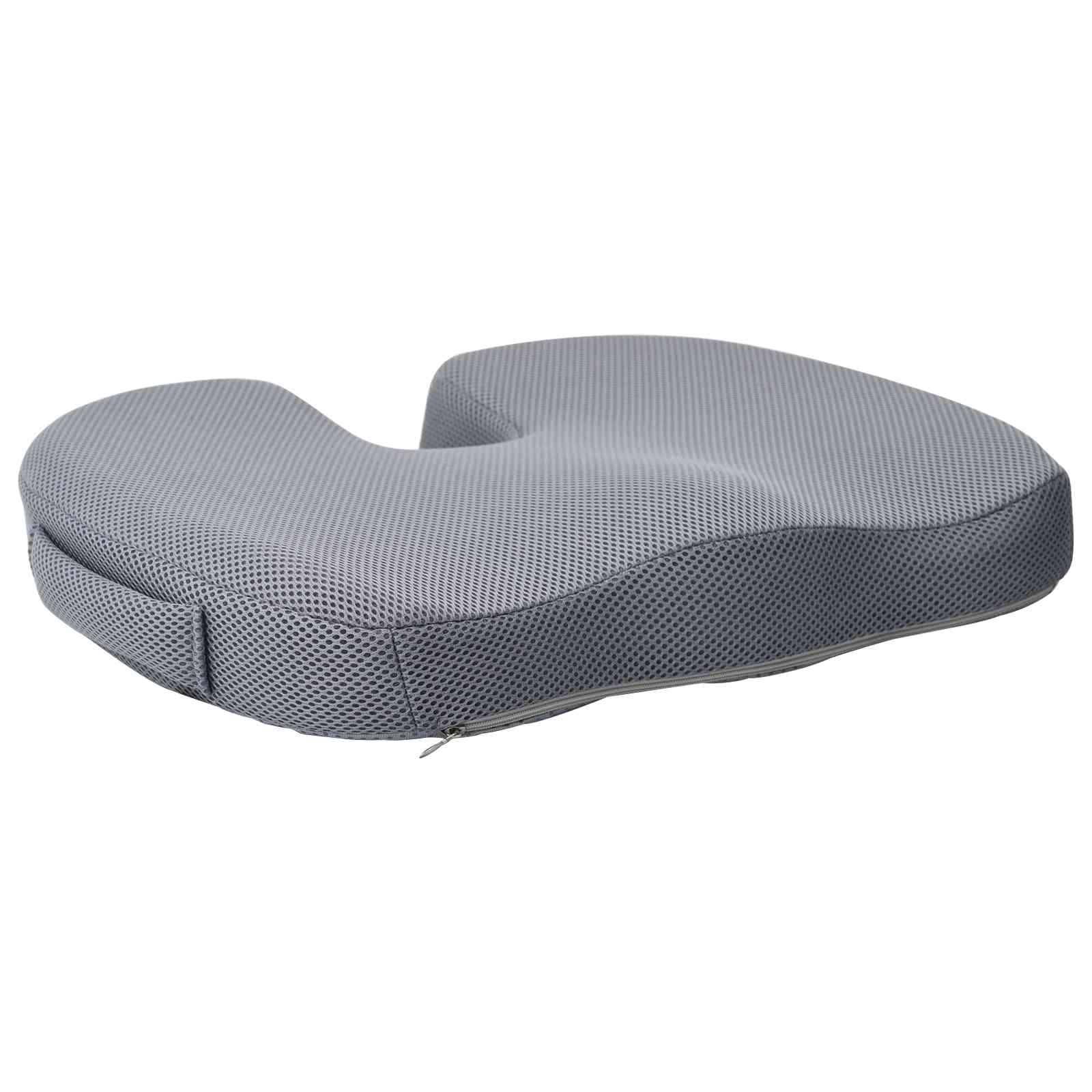 Cuscino per la seduta Schiuma Memory Grigio 47 x 37 x 8 cm