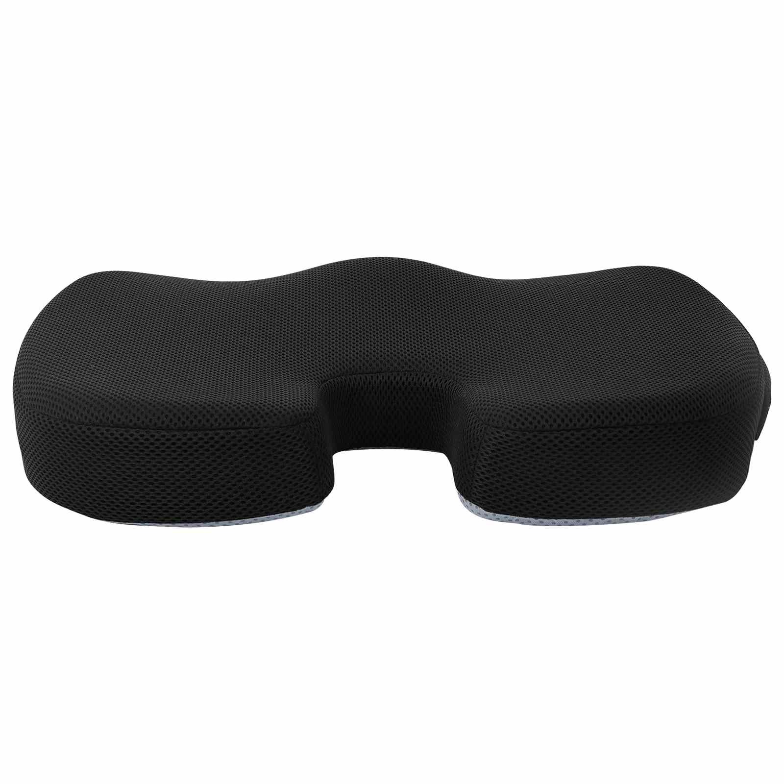 Cuscino per la seduta Schiuma Memory Nero 47 x 36,5 x 8 cm