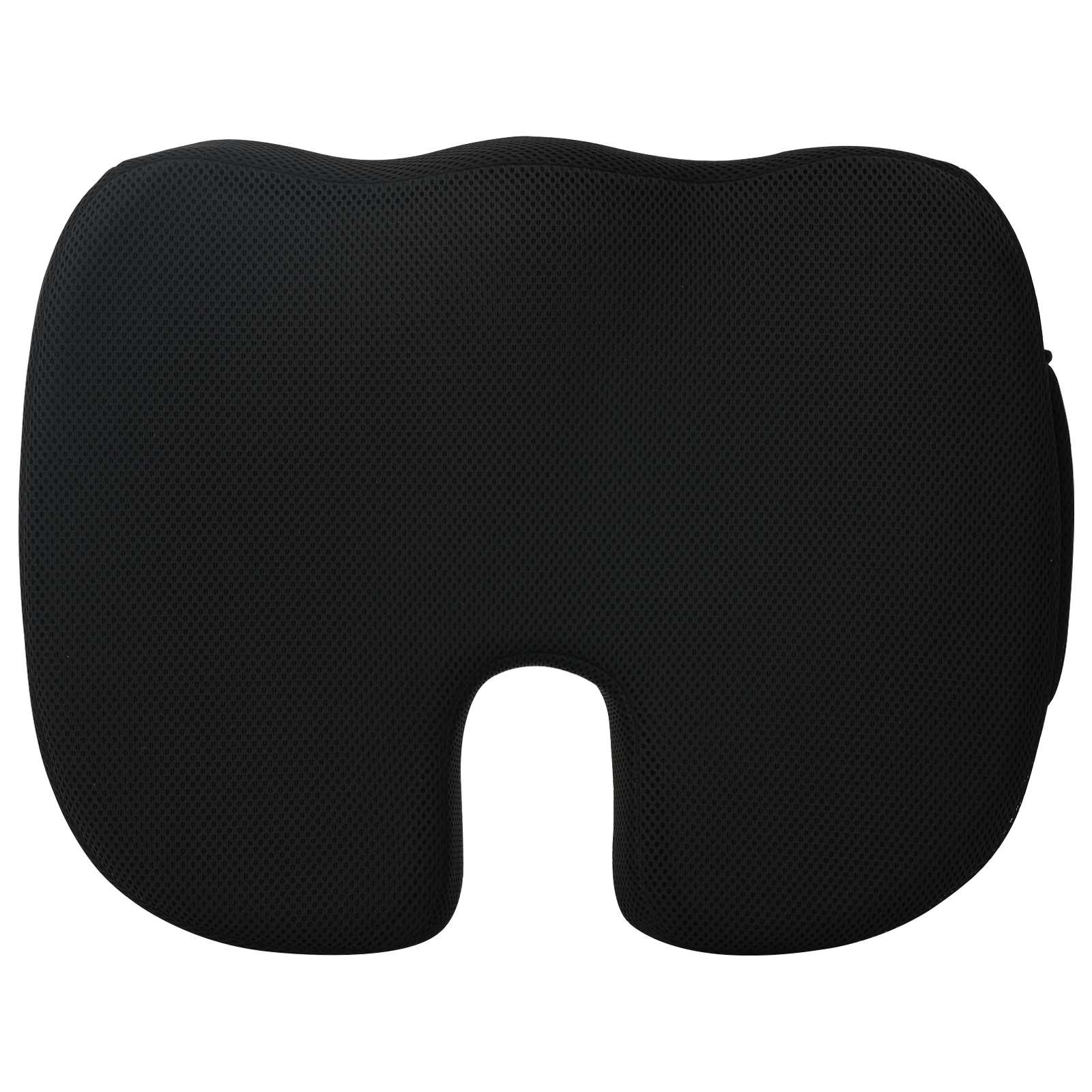 Cuscino per la seduta Schiuma Memory Nero 47 x 36,5 x 8 cm