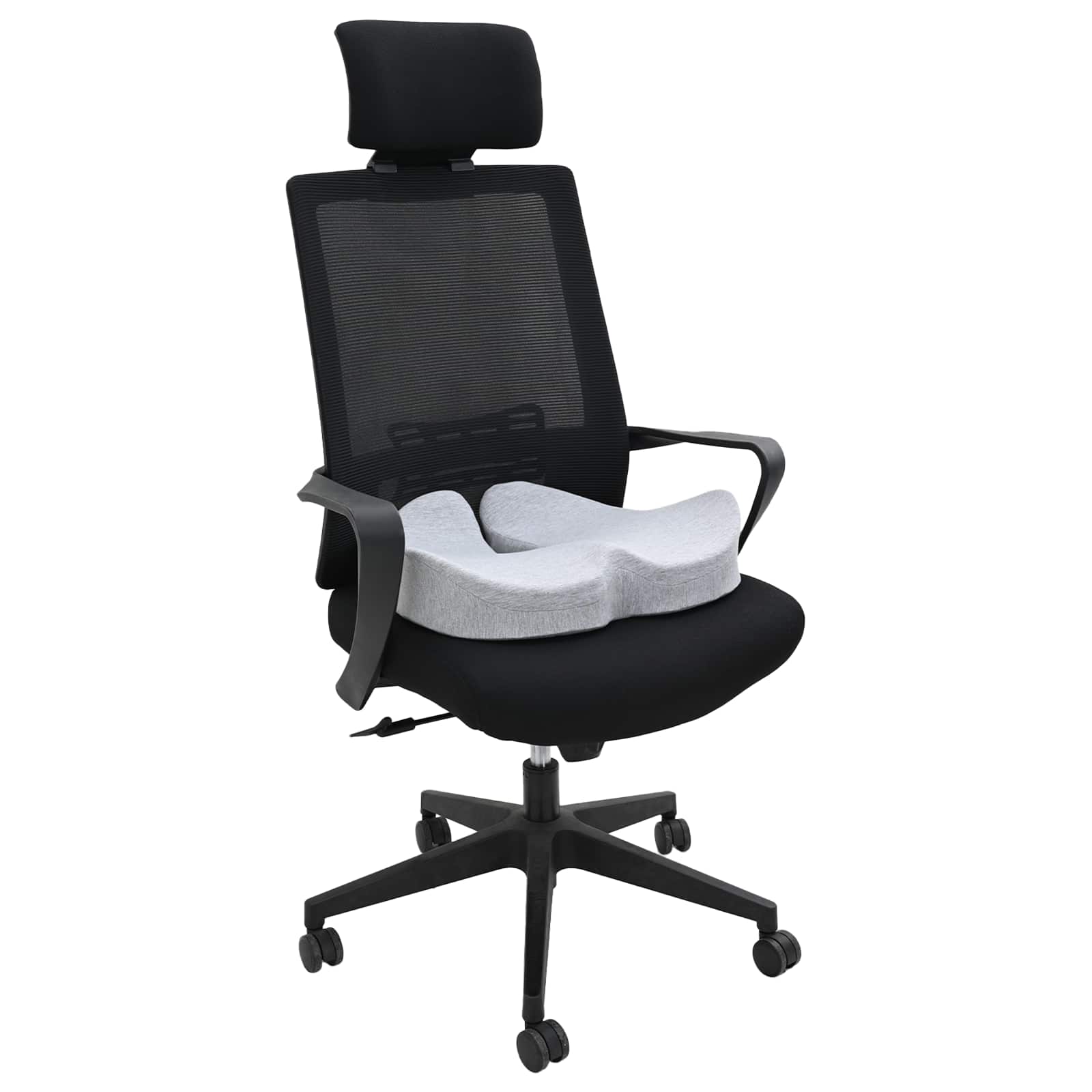 Cuscino per la seduta Schiuma Memory Grigio Chiaro