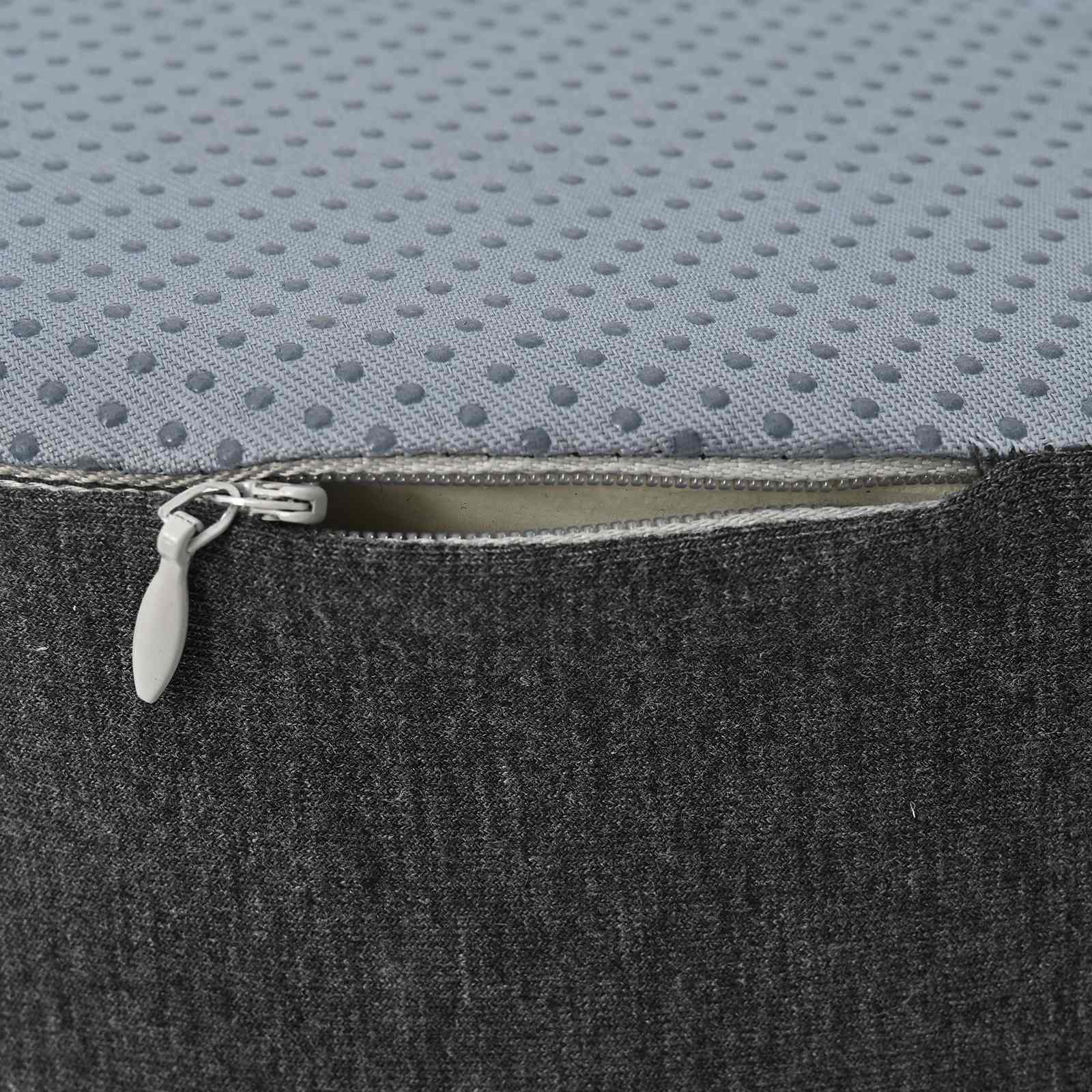 Cuscino per la seduta Schiuma Memory Grigio Scuro