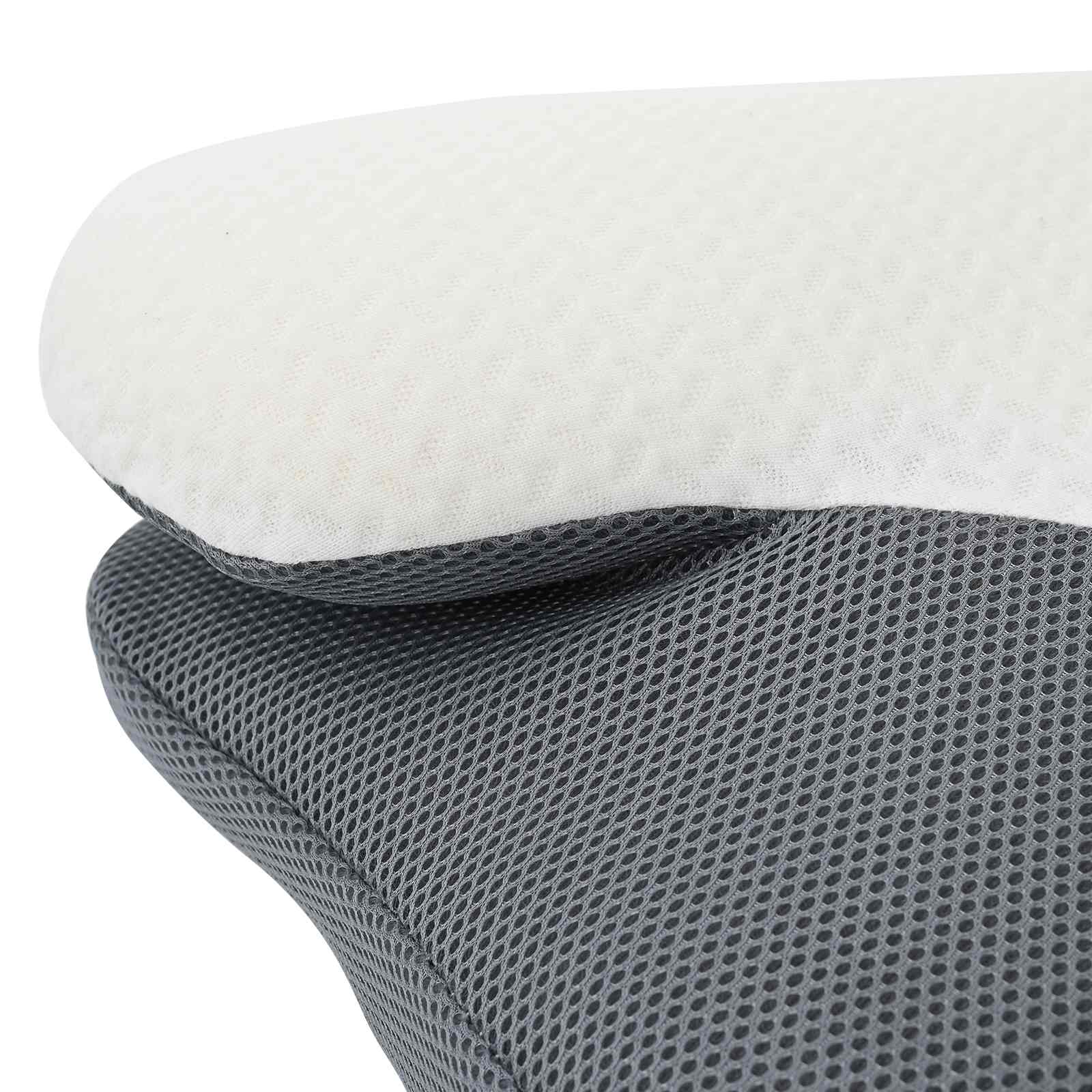 Cuscino cervicale Bianco Schiuma Memory 57 x 36 x 13 cm