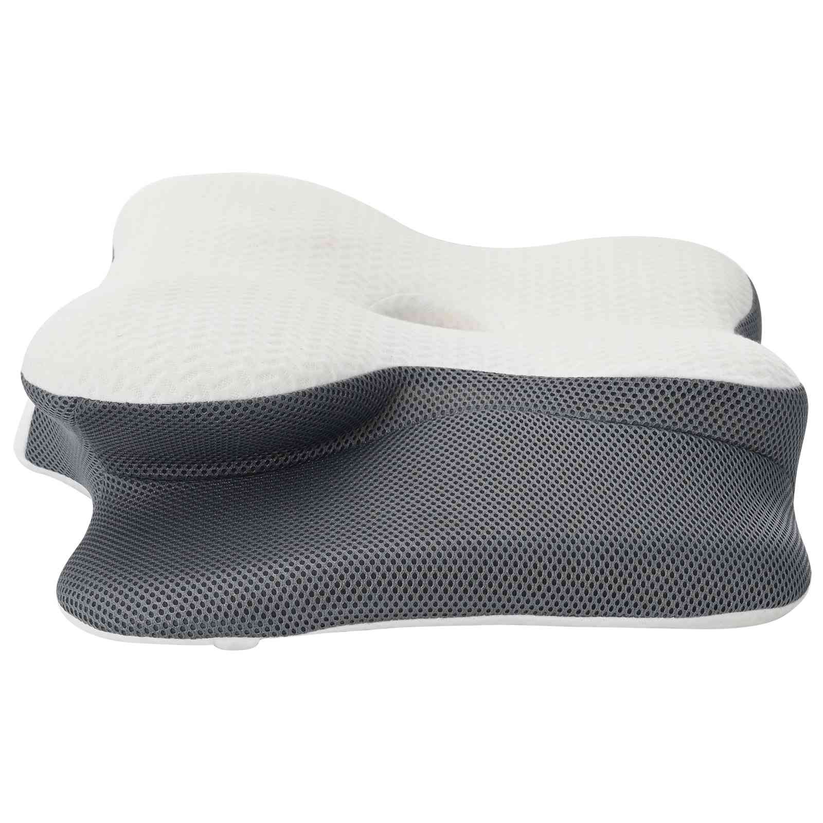 Cuscino cervicale Bianco Schiuma Memory 58 x 37,5 x 12 cm