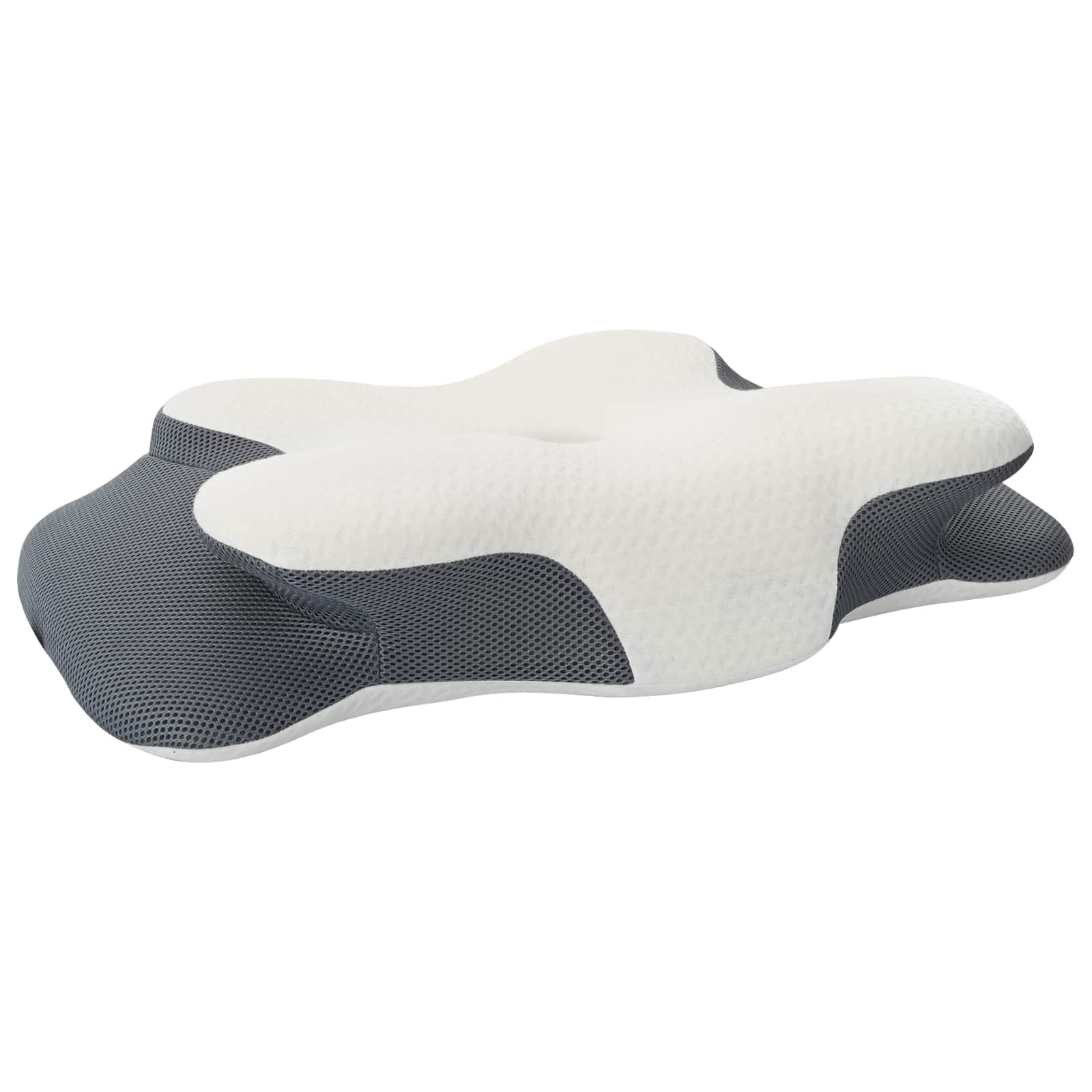 Cuscino cervicale Bianco Schiuma Memory 58 x 37,5 x 12 cm