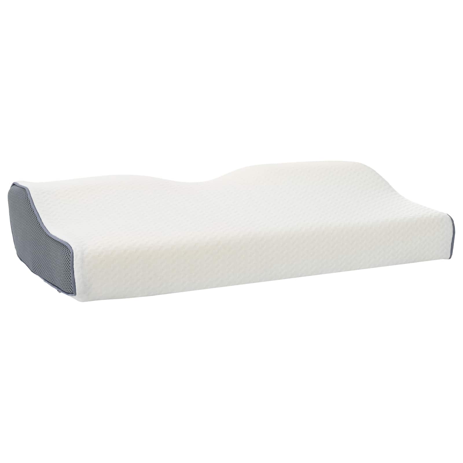 Cuscino cervicale Bianco Schiuma Memory 59 x 34,5 x 12 cm