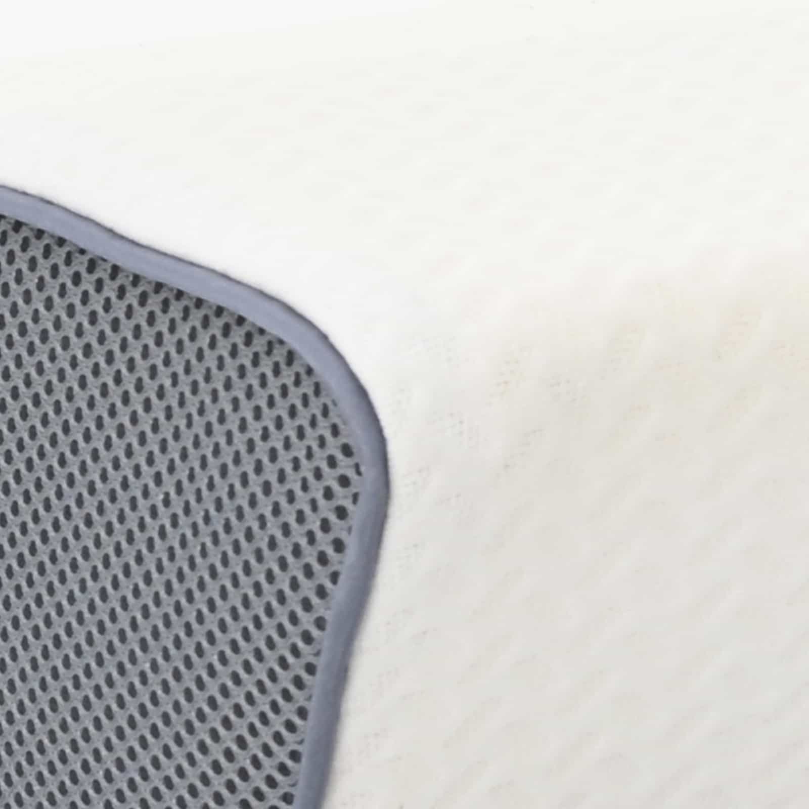 Cuscino cervicale Bianco Schiuma Memory 59 x 34,5 x 12 cm