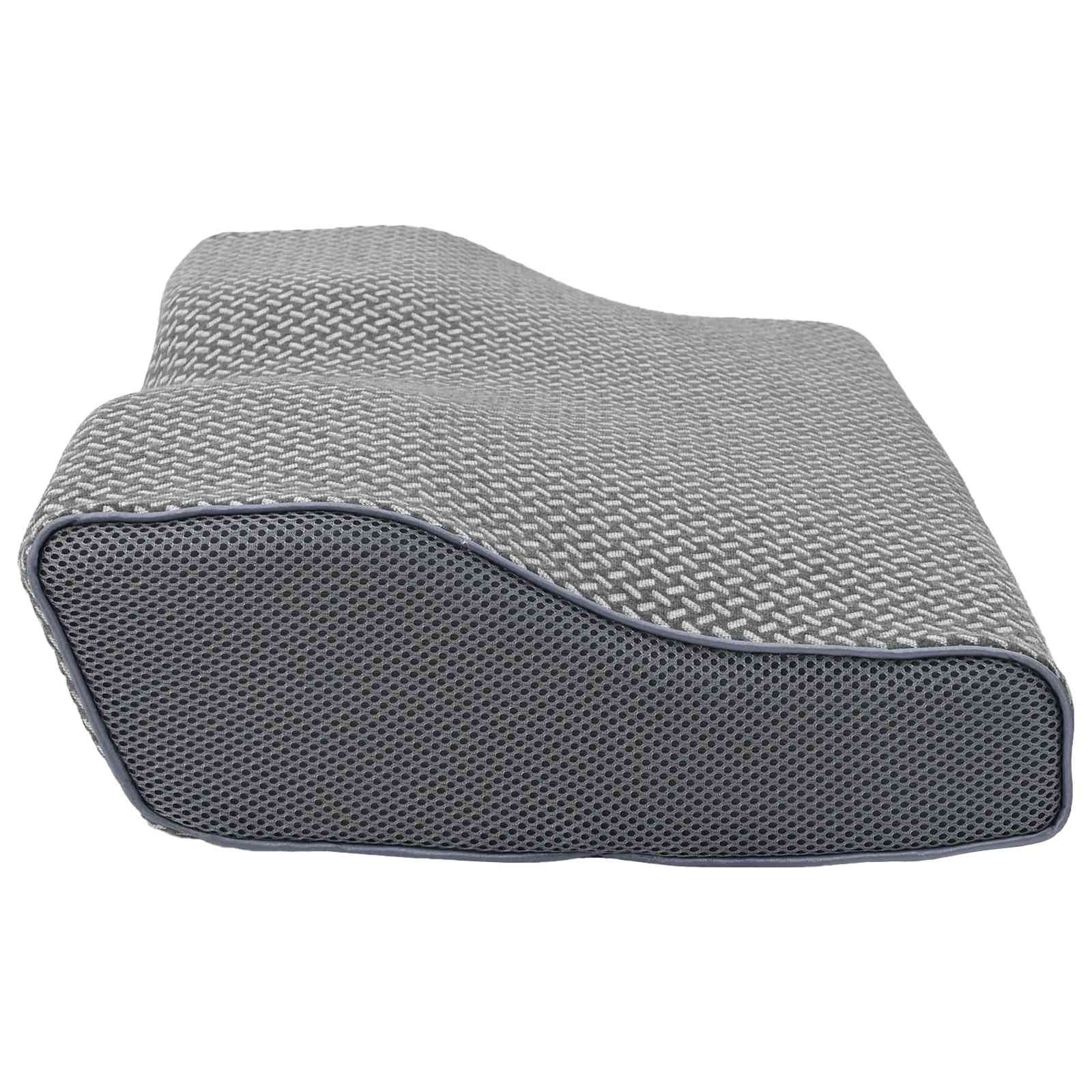 Cuscino cervicale Grigio Schiuma Memory 59 x 34 x 12 cm