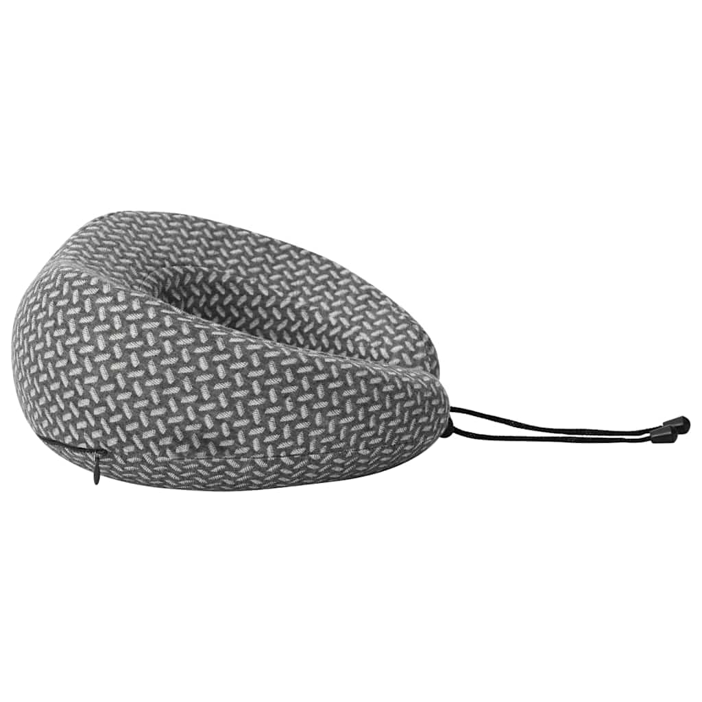 Cuscino da viaggio per il collo Grigio Schiuma Memory