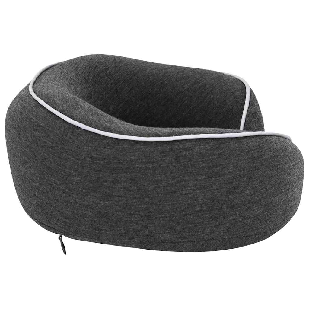 Cuscino da viaggio per il collo Grigio scuro Schiuma Memory