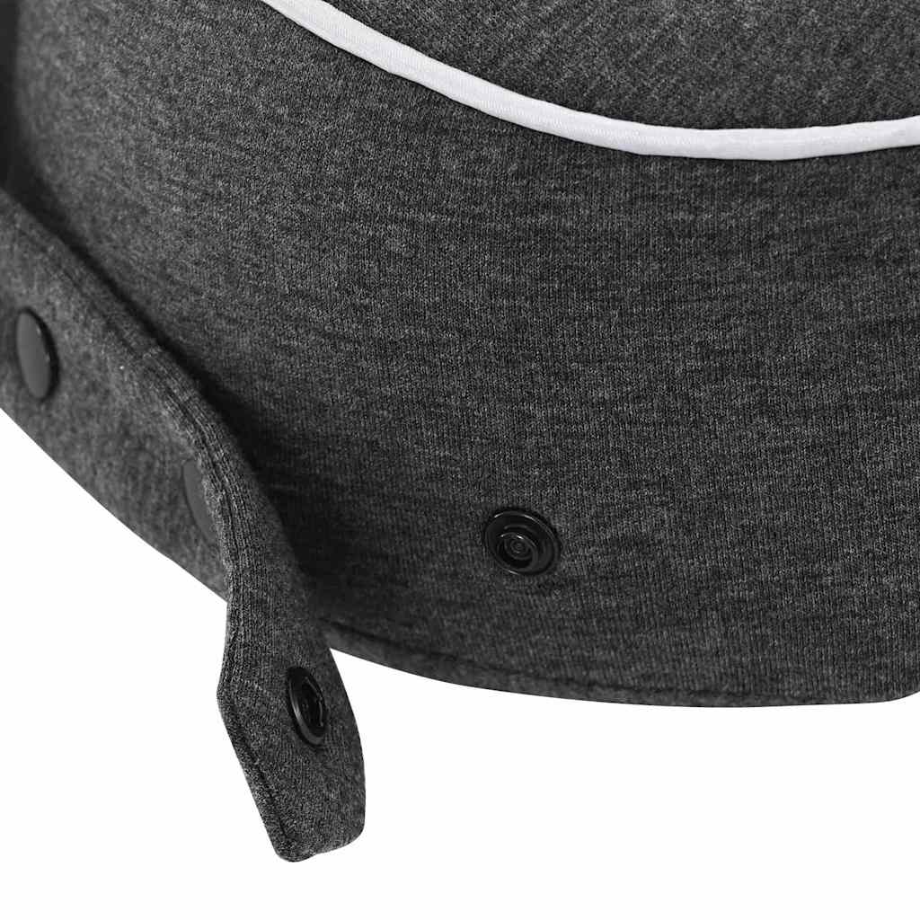Cuscino da viaggio per il collo Grigio scuro Schiuma Memory