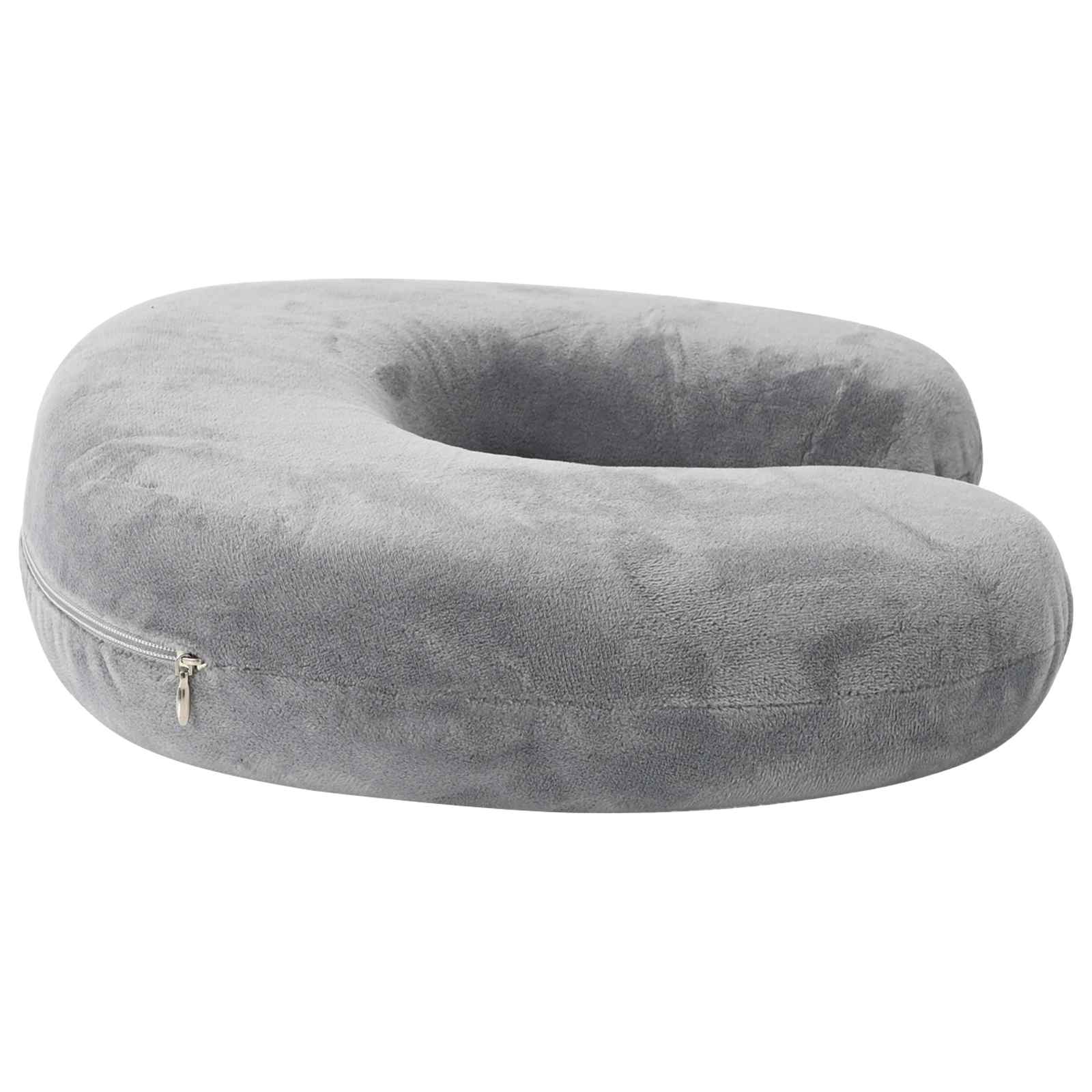 Cuscino da viaggio per il collo Grigio Schiuma Memory