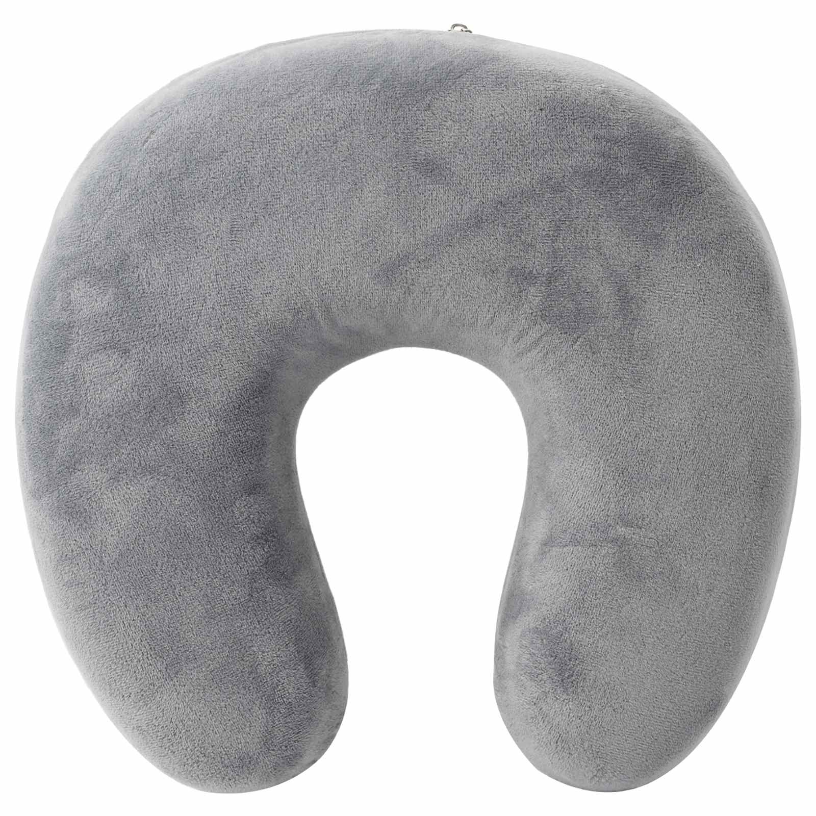 Cuscino da viaggio per il collo Grigio Schiuma Memory
