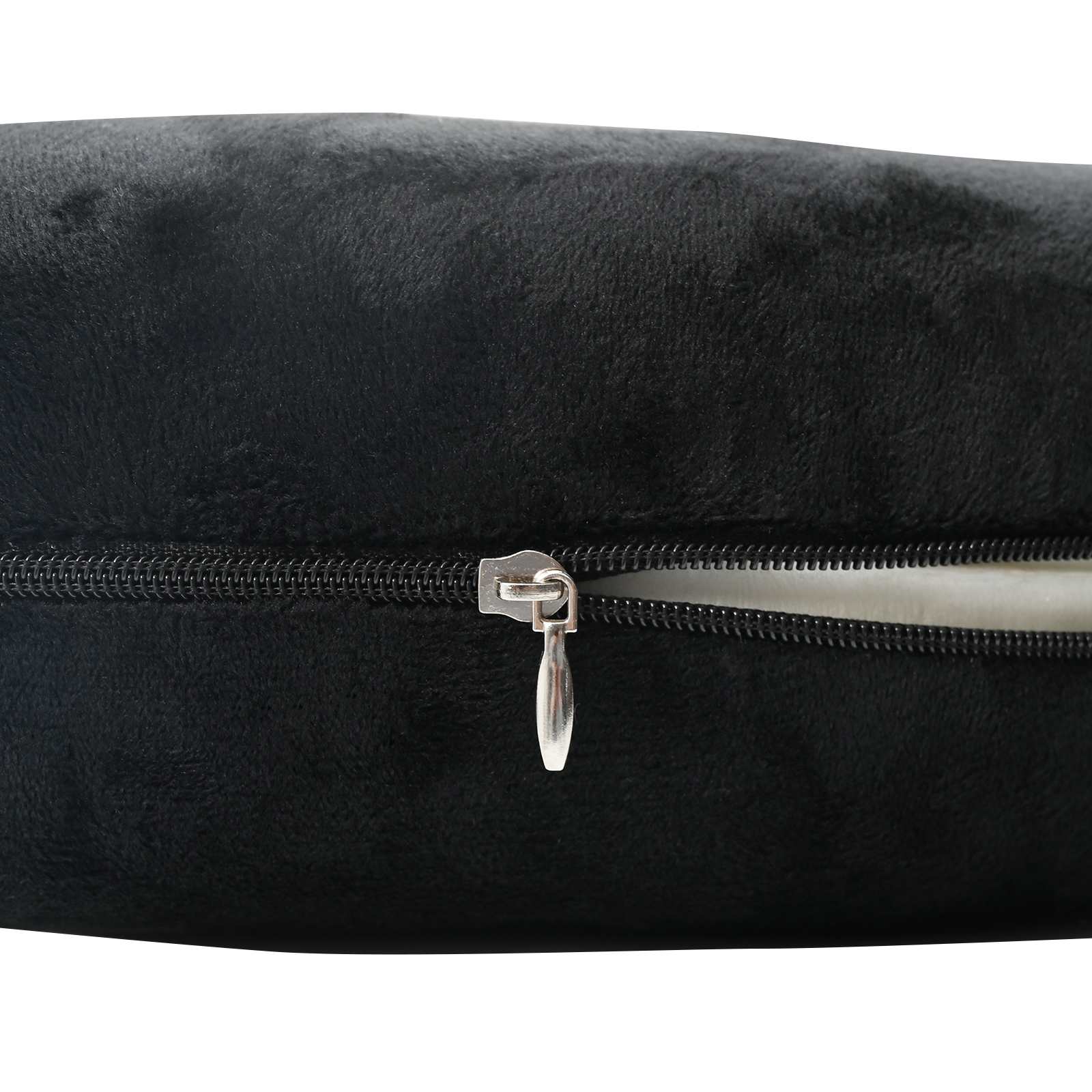 Cuscino da viaggio per il collo Nero Schiuma Memory