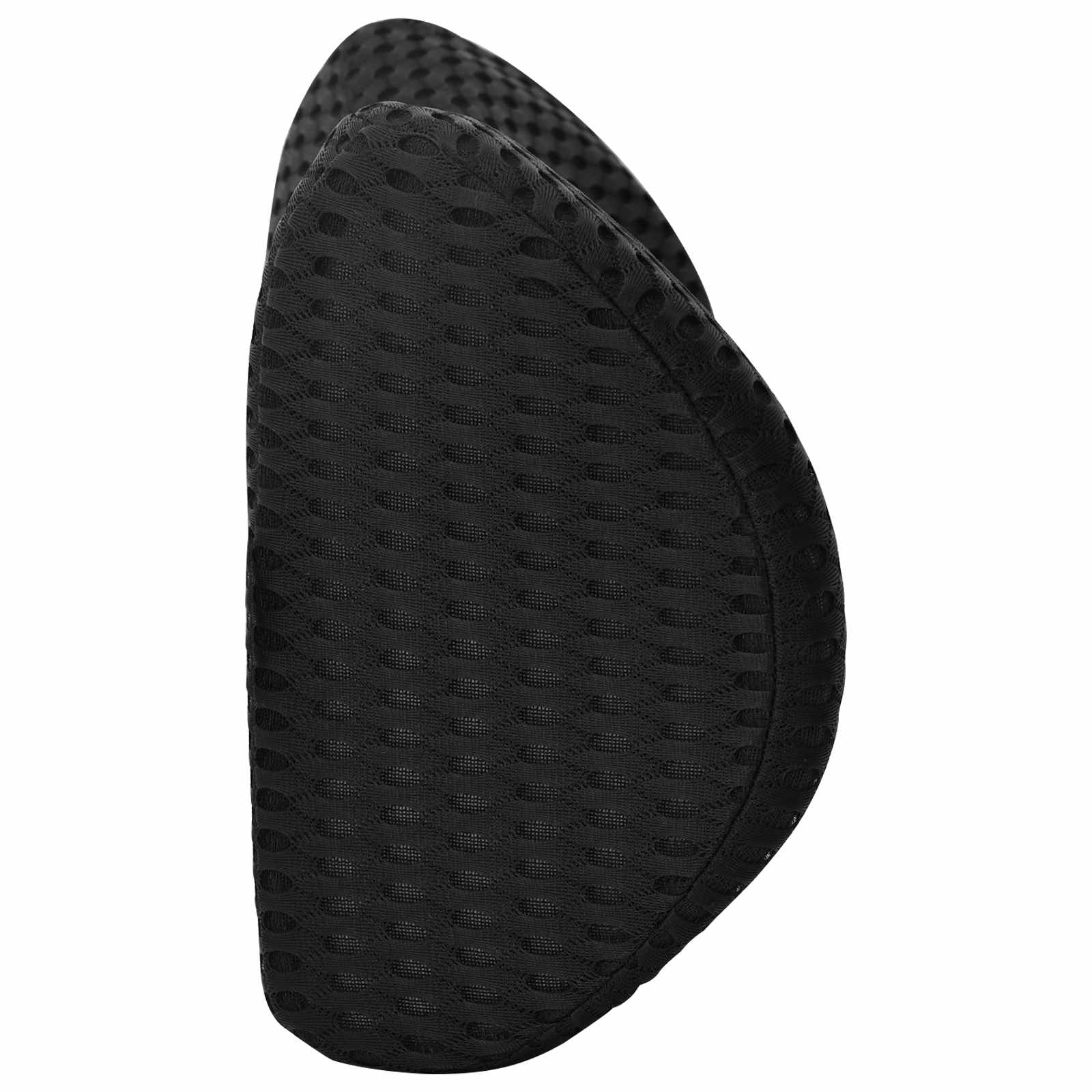 Cuscino lombare Nero Schiuma Memory 46 x 24 x 11 cm
