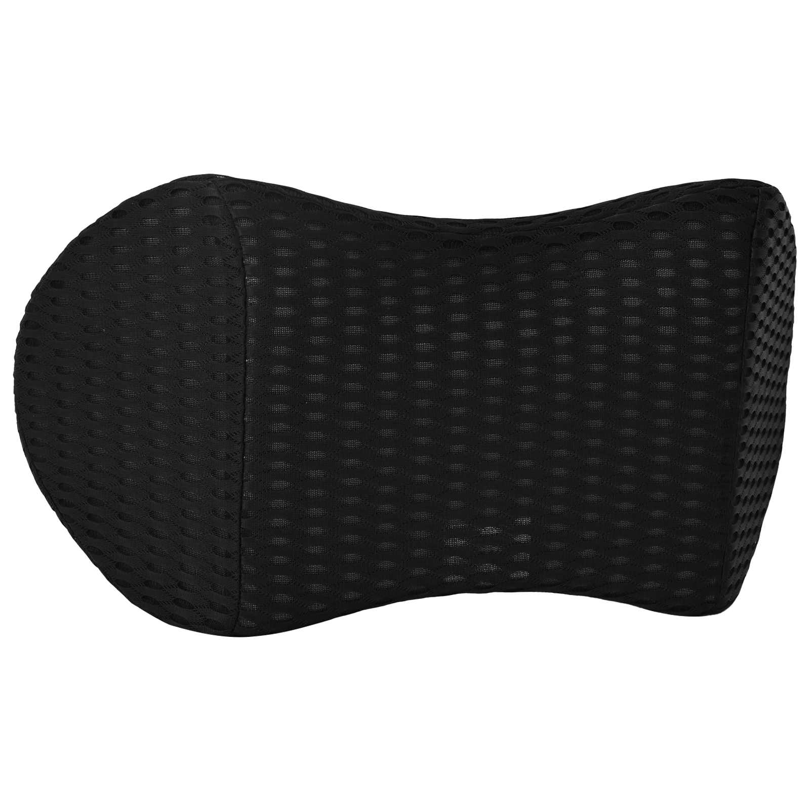 Cuscino lombare Nero Schiuma Memory 46 x 24 x 11 cm