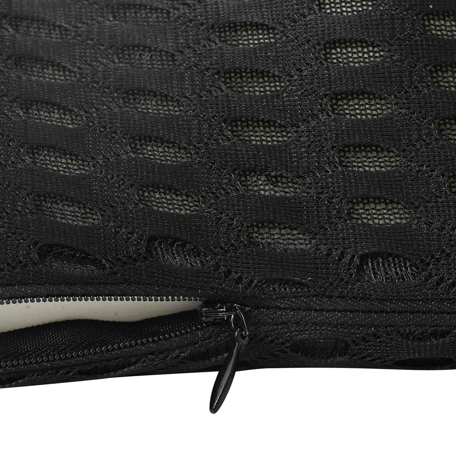 Cuscino lombare Nero Schiuma Memory 46 x 24 x 11 cm