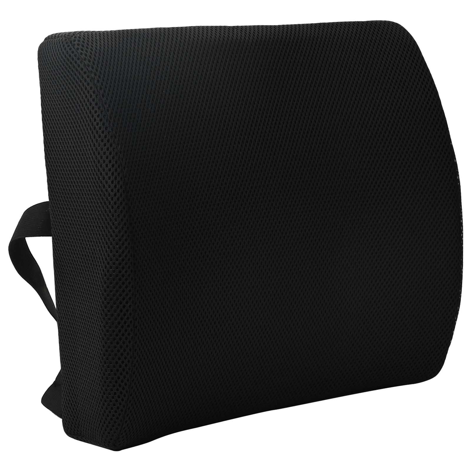 Cuscino lombare Nero Schiuma Memory 35,5 x 30 x 12 cm