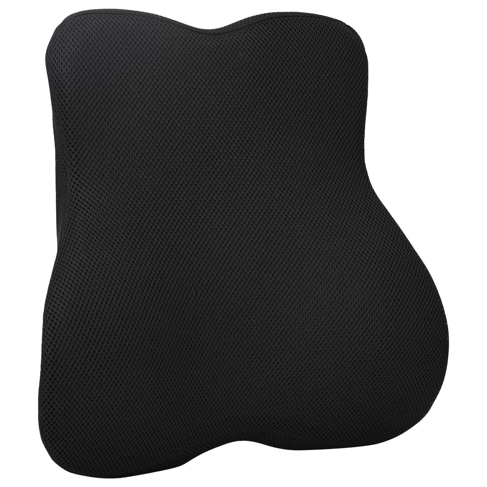 Cuscino lombare Nero Schiuma Memory 40 x 40 x 11 cm
