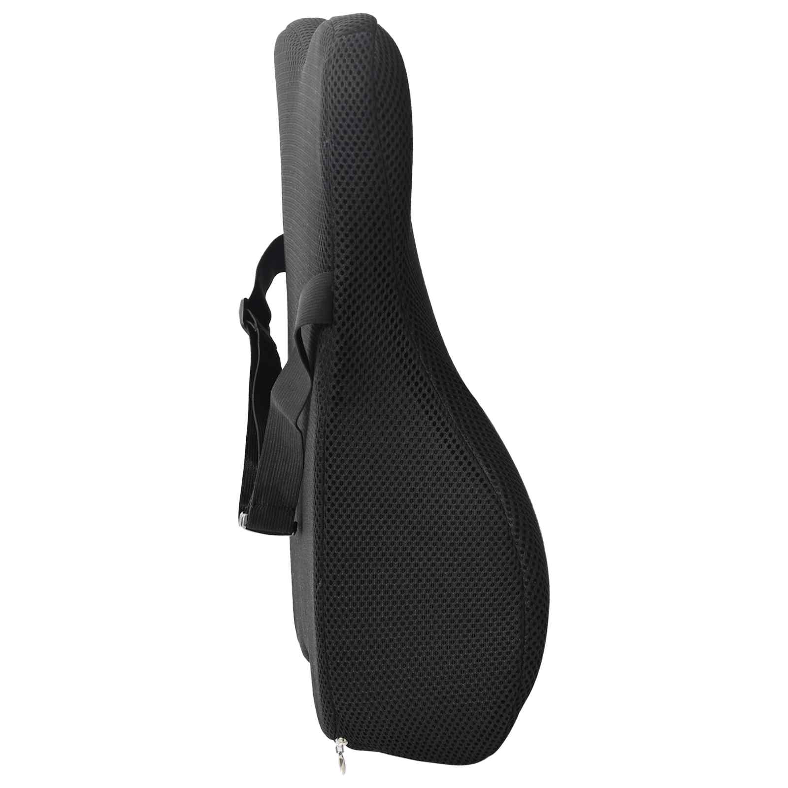 Cuscino lombare Nero Schiuma Memory 40 x 40 x 11 cm