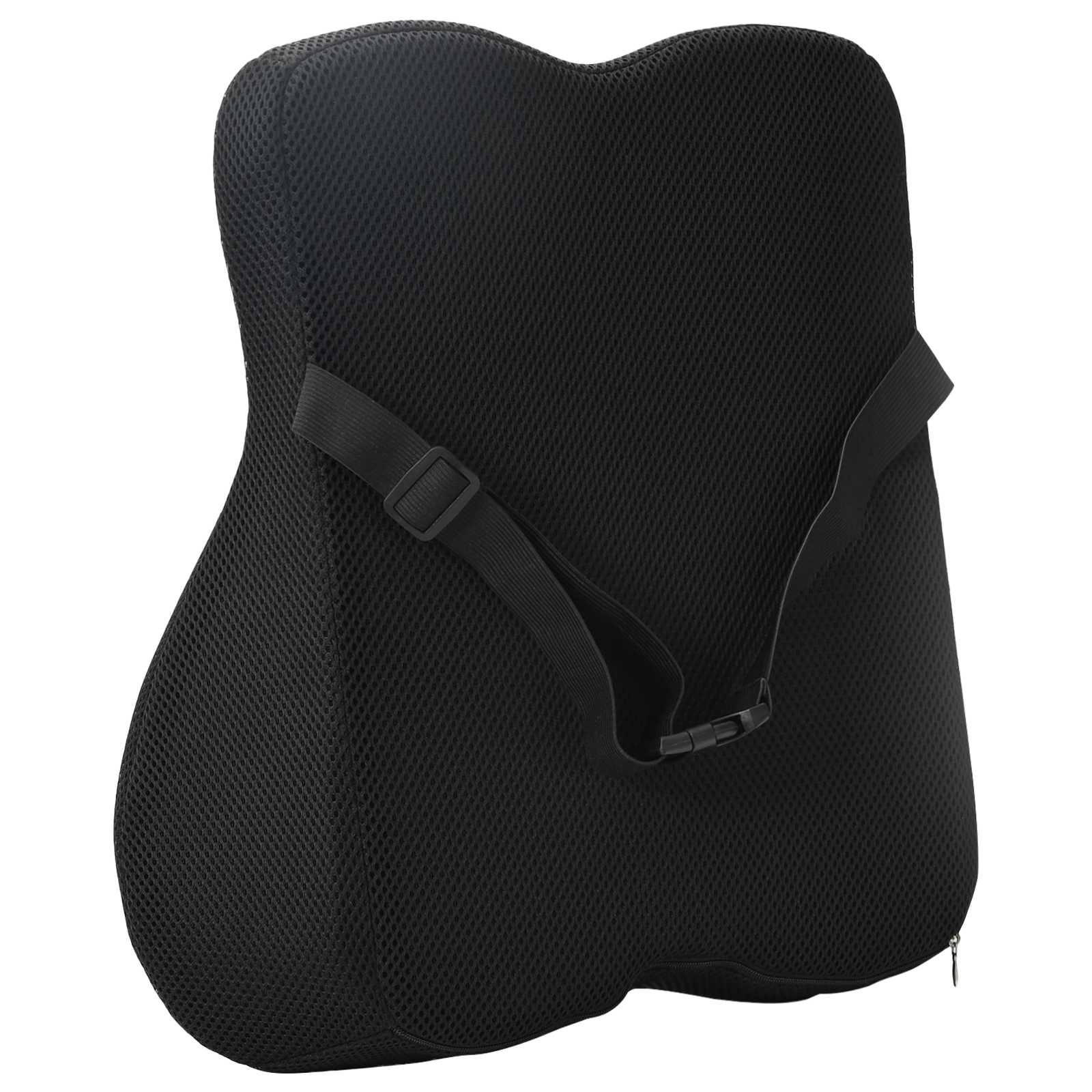 Cuscino lombare Nero Schiuma Memory 40 x 40 x 11 cm