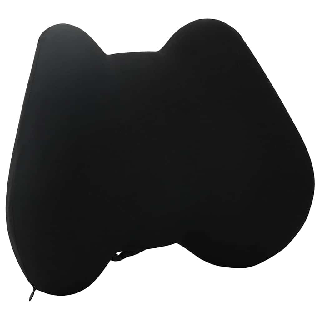 Cuscino lombare Nero Schiuma Memory 40 x 32 x 13 cm