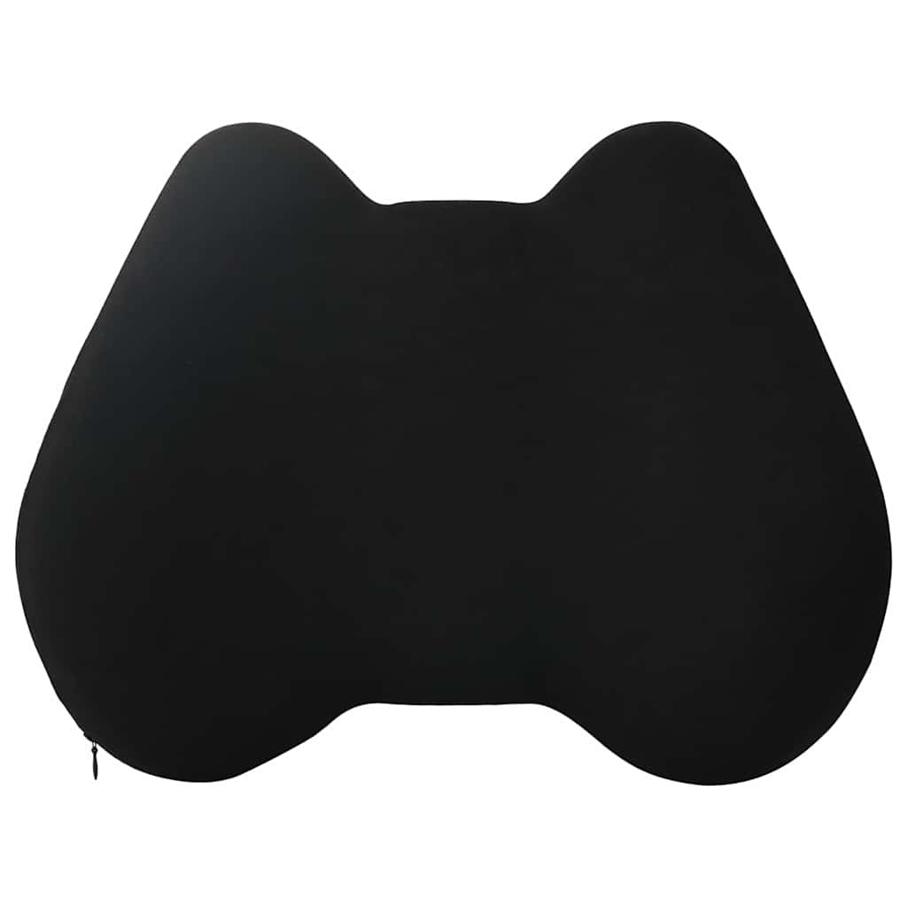 Cuscino lombare Nero Schiuma Memory 40 x 32 x 13 cm