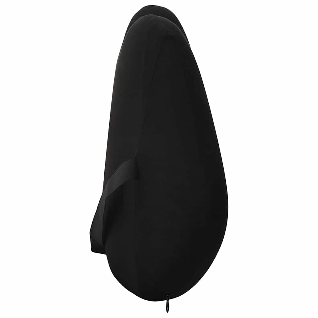 Cuscino lombare Nero Schiuma Memory 40 x 32 x 13 cm